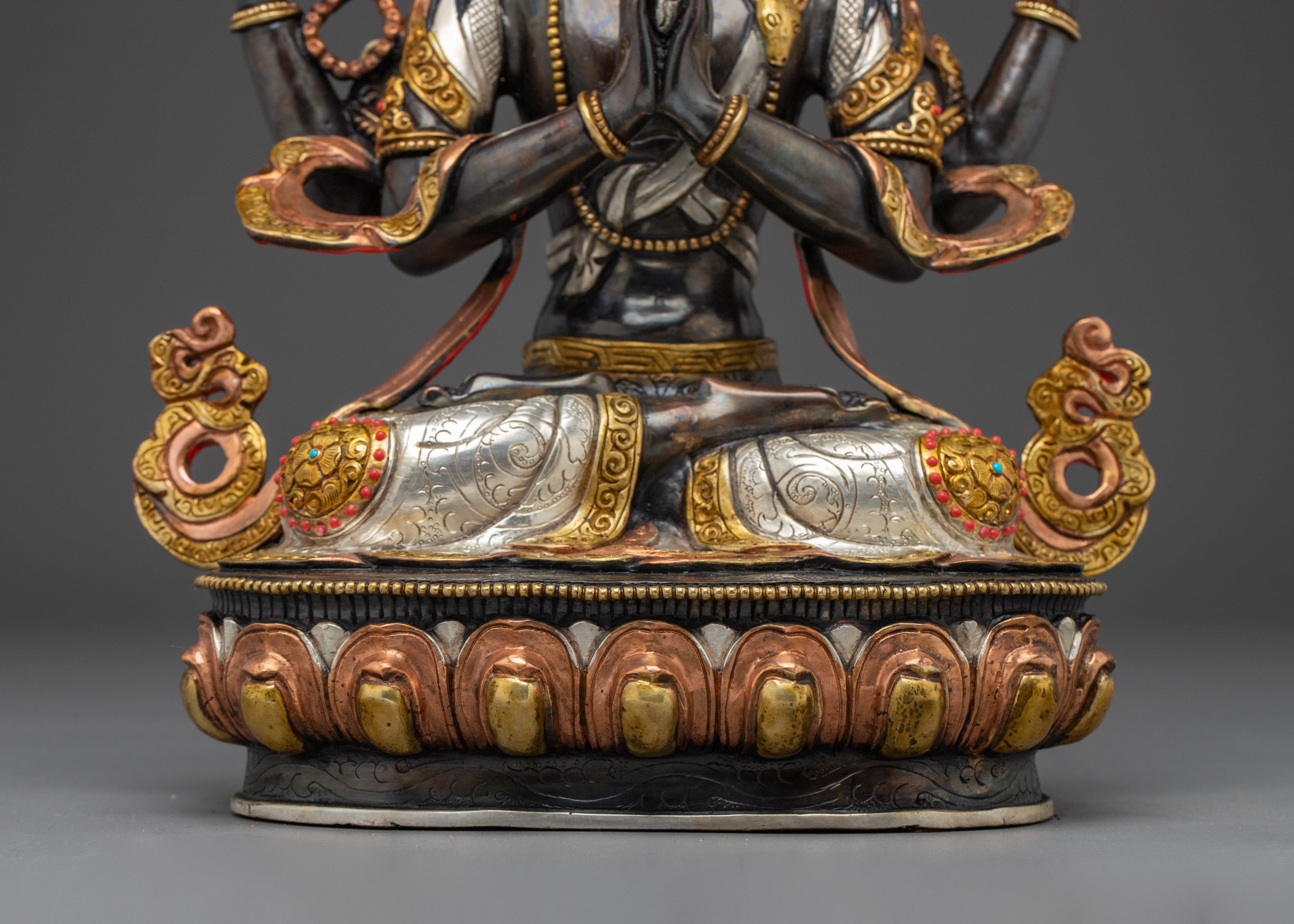 Spiritual Guardian Chenrezig Art | Sacred Buddhist Art