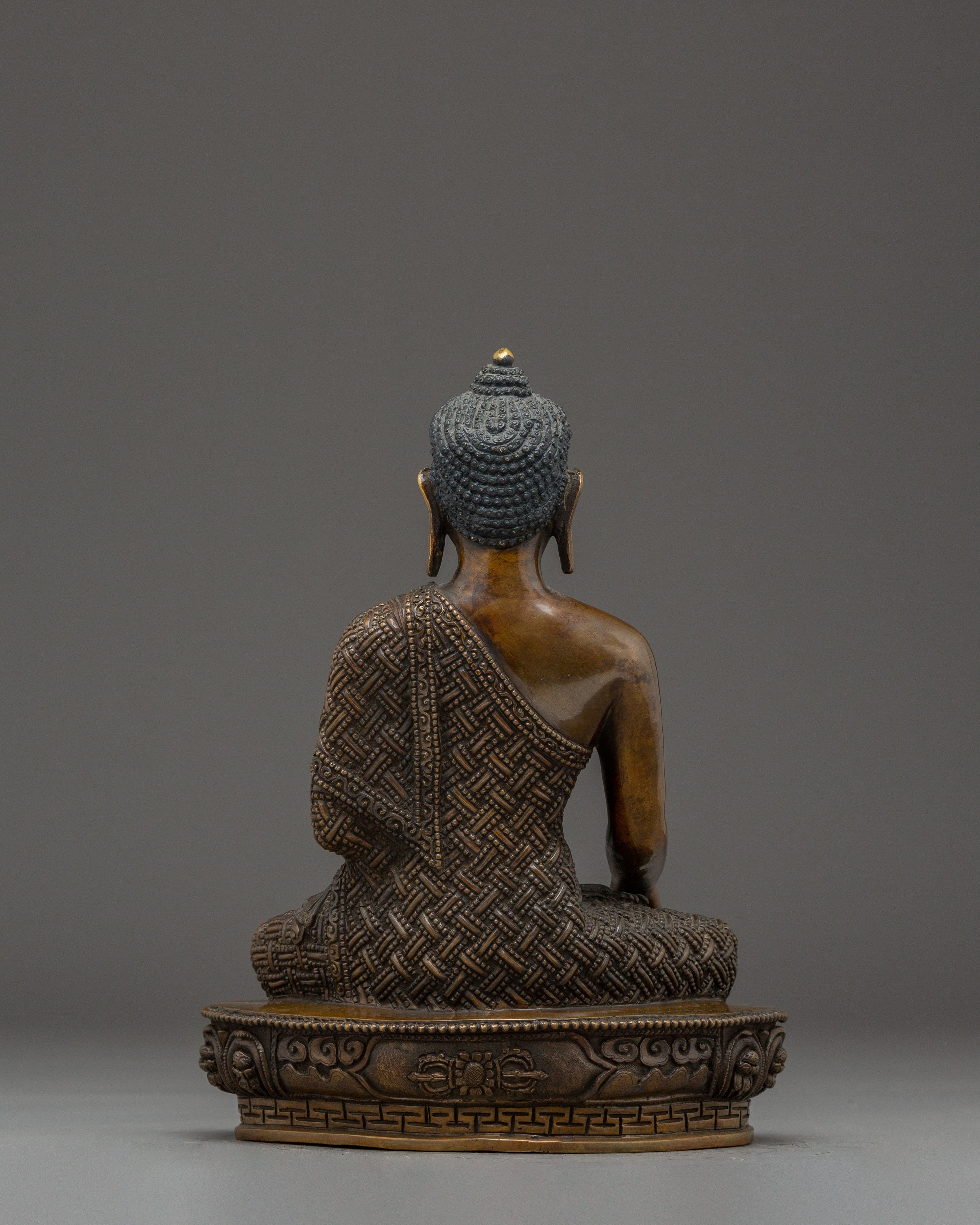 Enlightenment with the Shakyamuni Buddha Statue | Buddha for Meditation & Altar