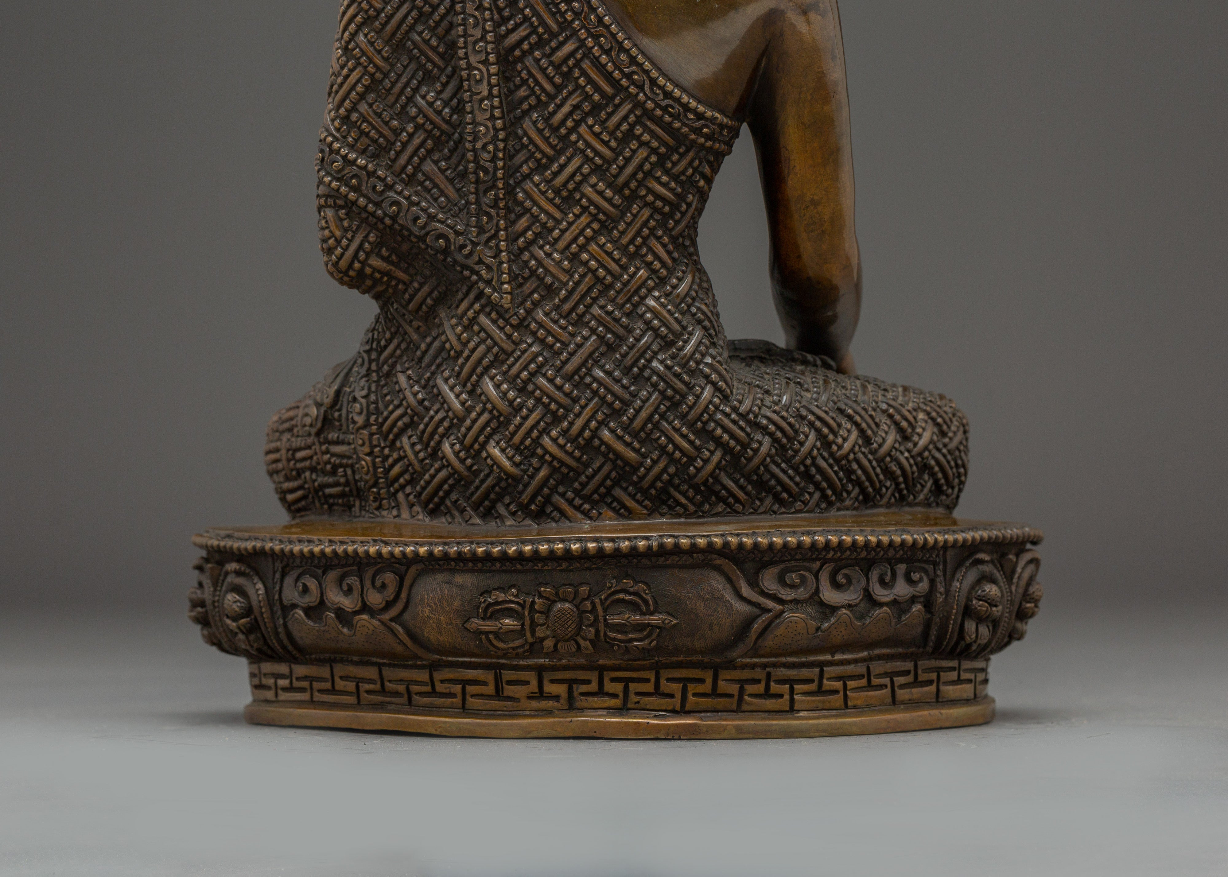 Enlightenment with the Shakyamuni Buddha Statue | Buddha for Meditation & Altar