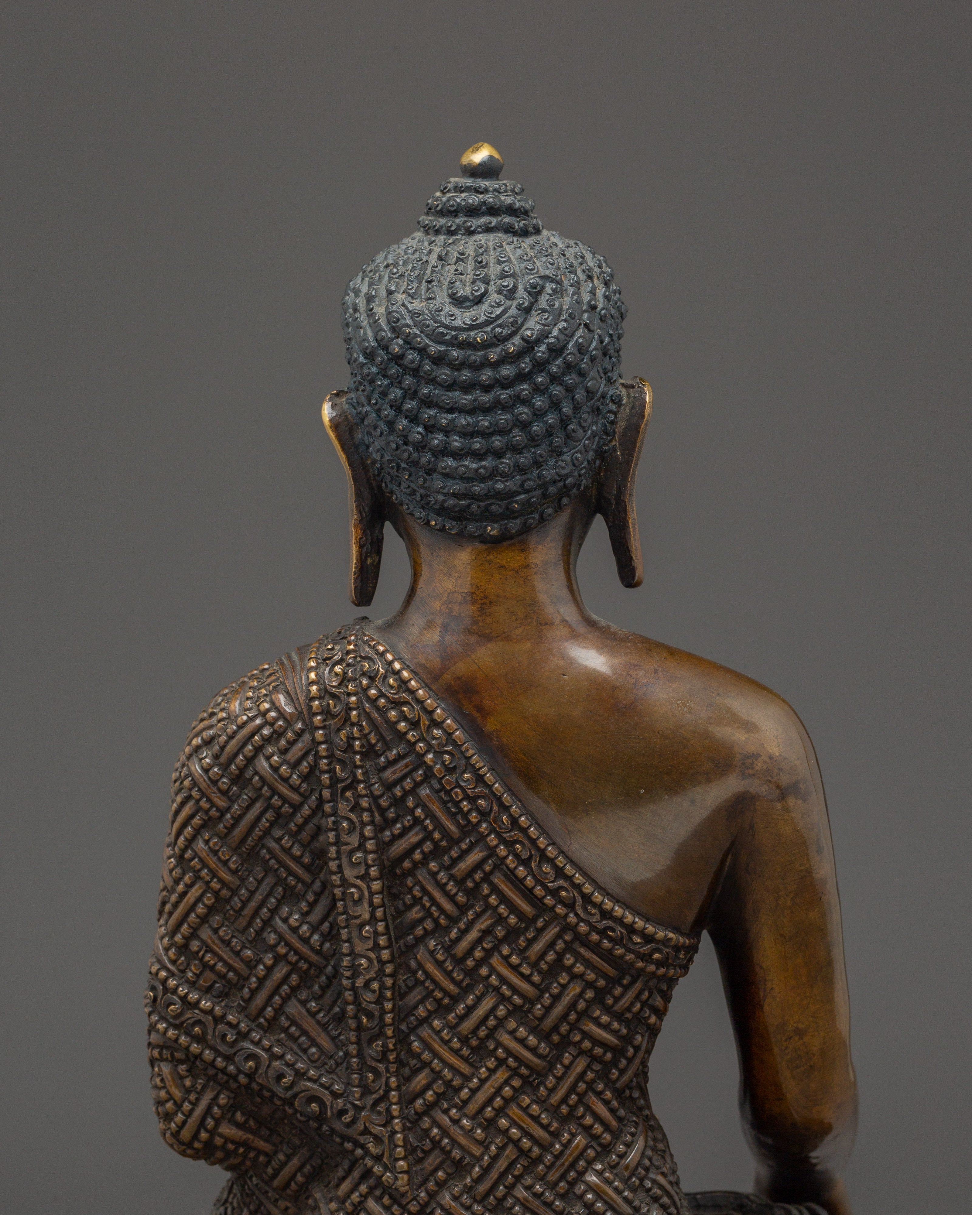 Enlightenment with the Shakyamuni Buddha Statue | Buddha for Meditation & Altar