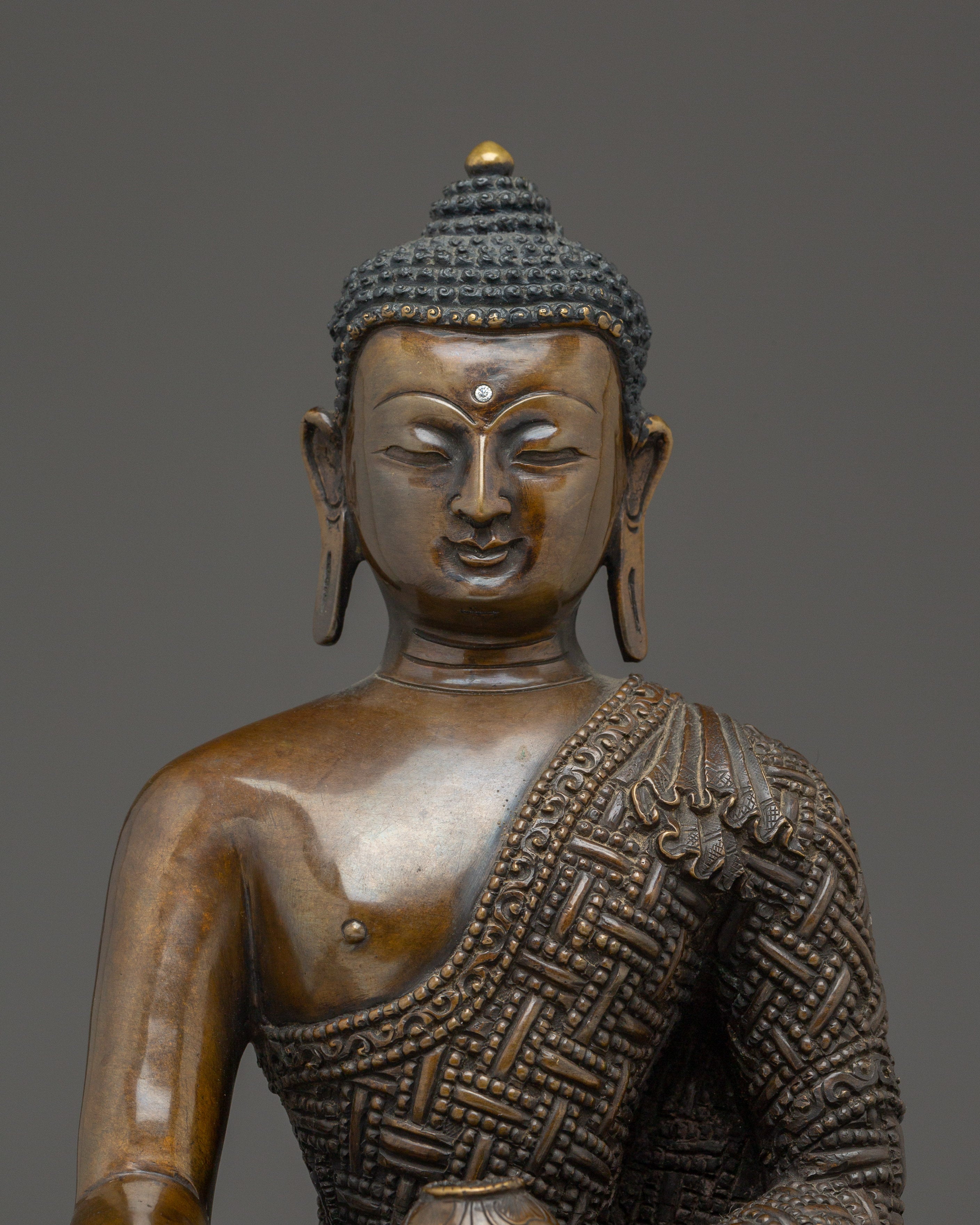 Enlightenment with the Shakyamuni Buddha Statue | Buddha for Meditation & Altar