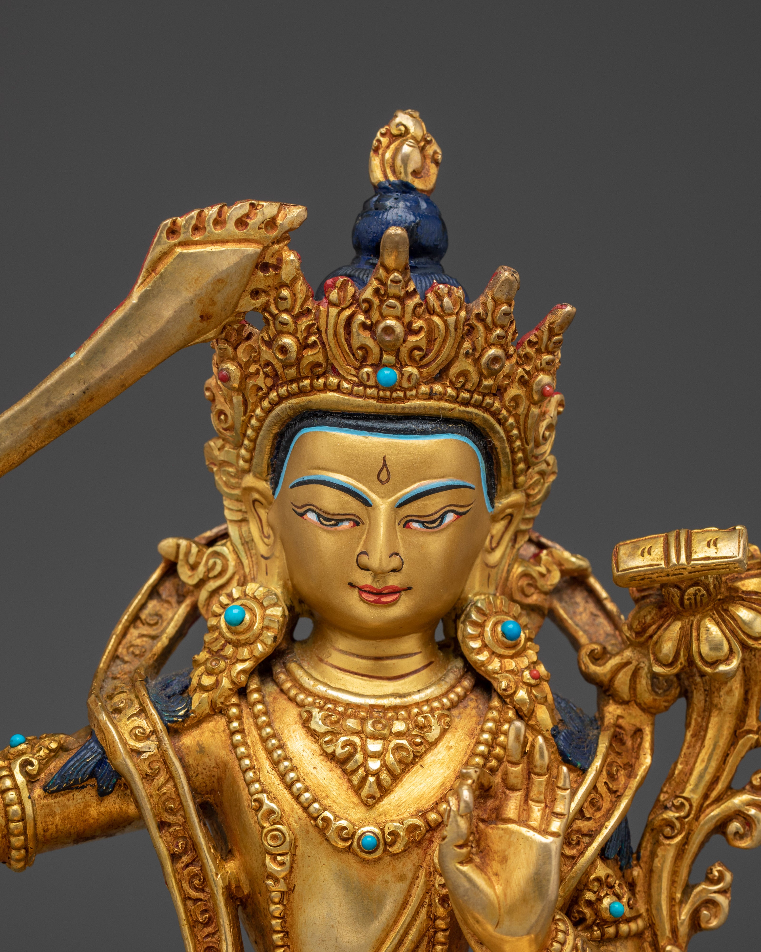 Golden Bodhisattva Statue Set: Six Enlightened Beings