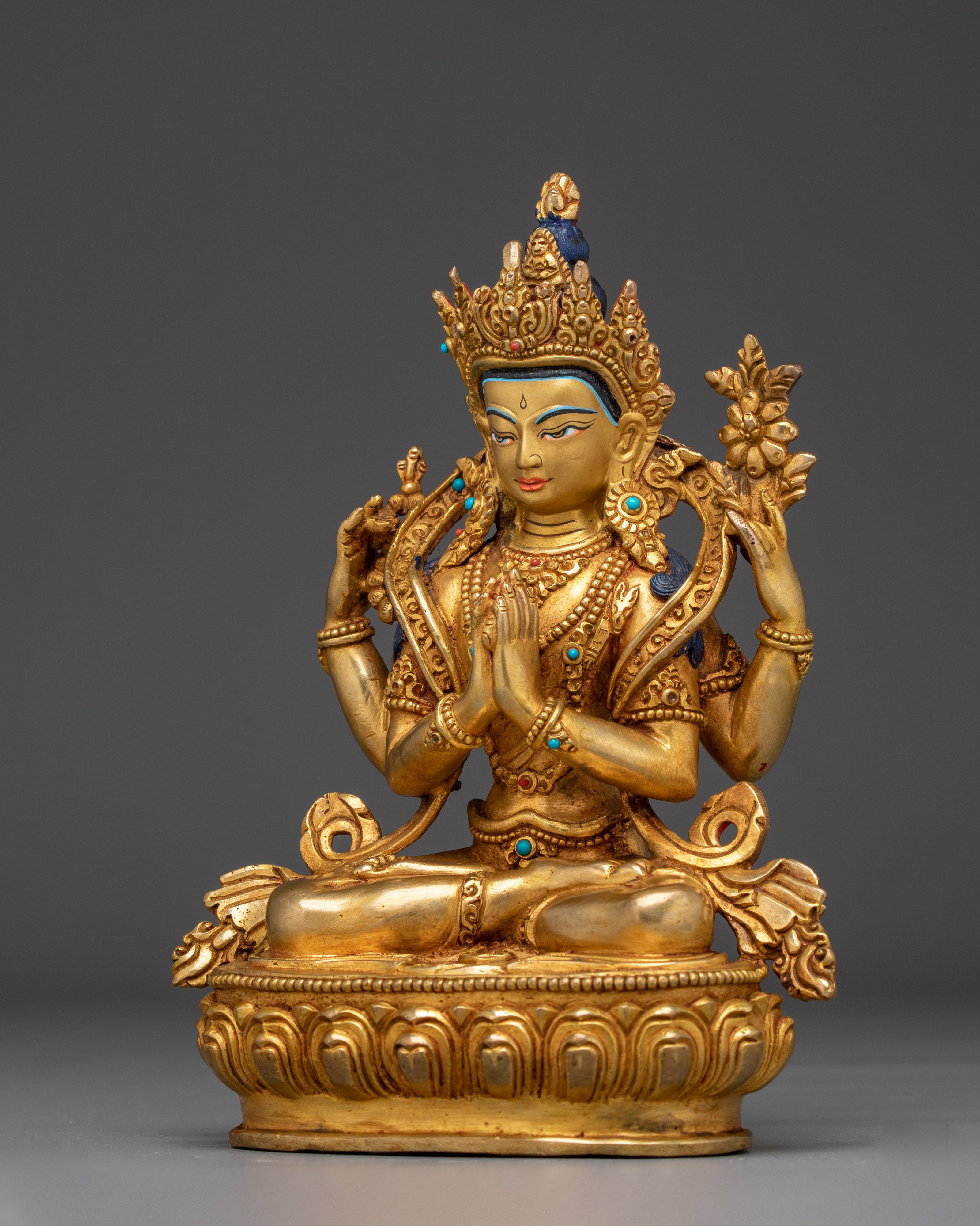 Himalayan Artwork of Chenrezig | Spiritual Wisdom and Enlightenment