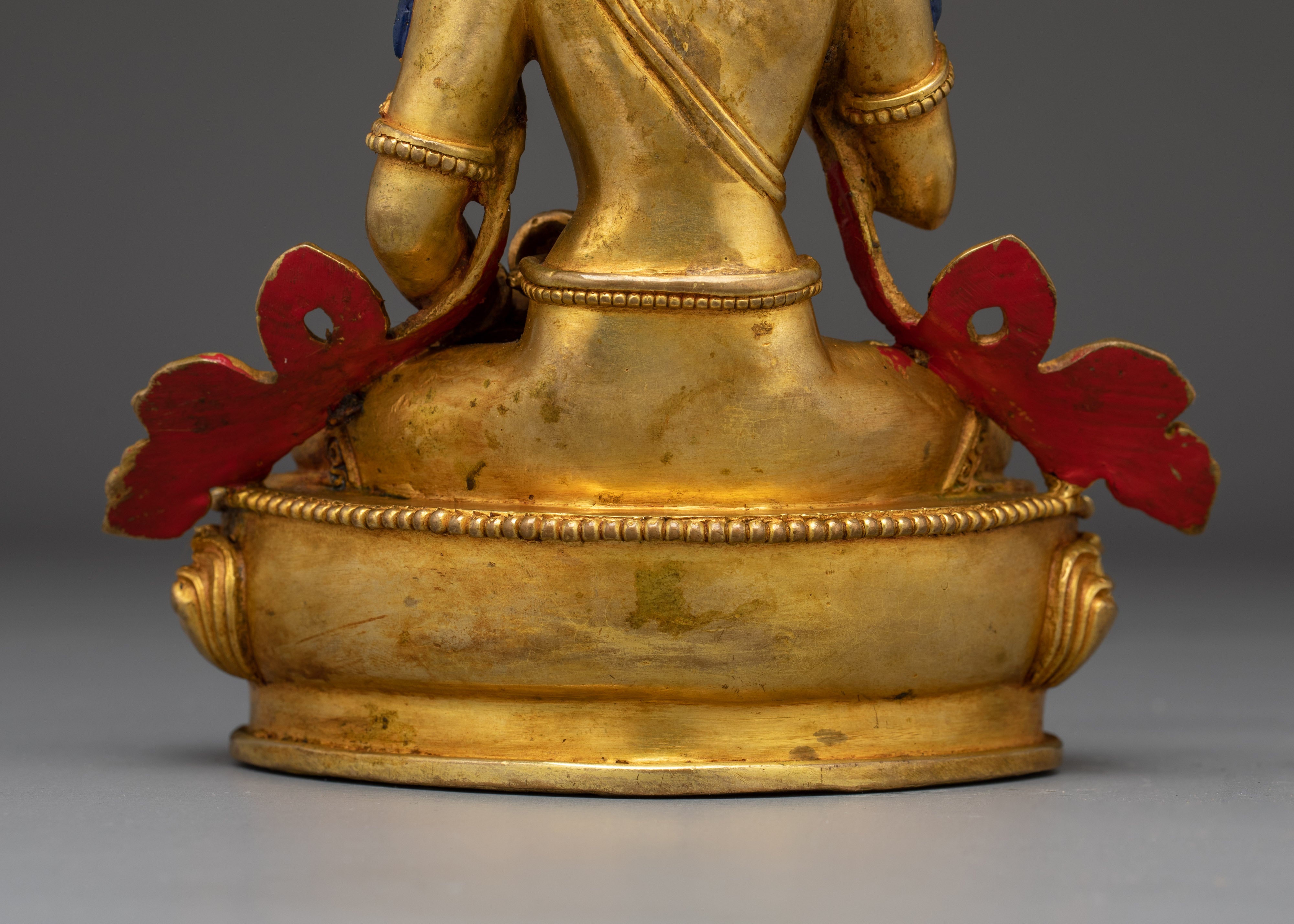 Handcrafted Golden Buddhist Deity Vajrasattva Art | The Thunderbolt Being