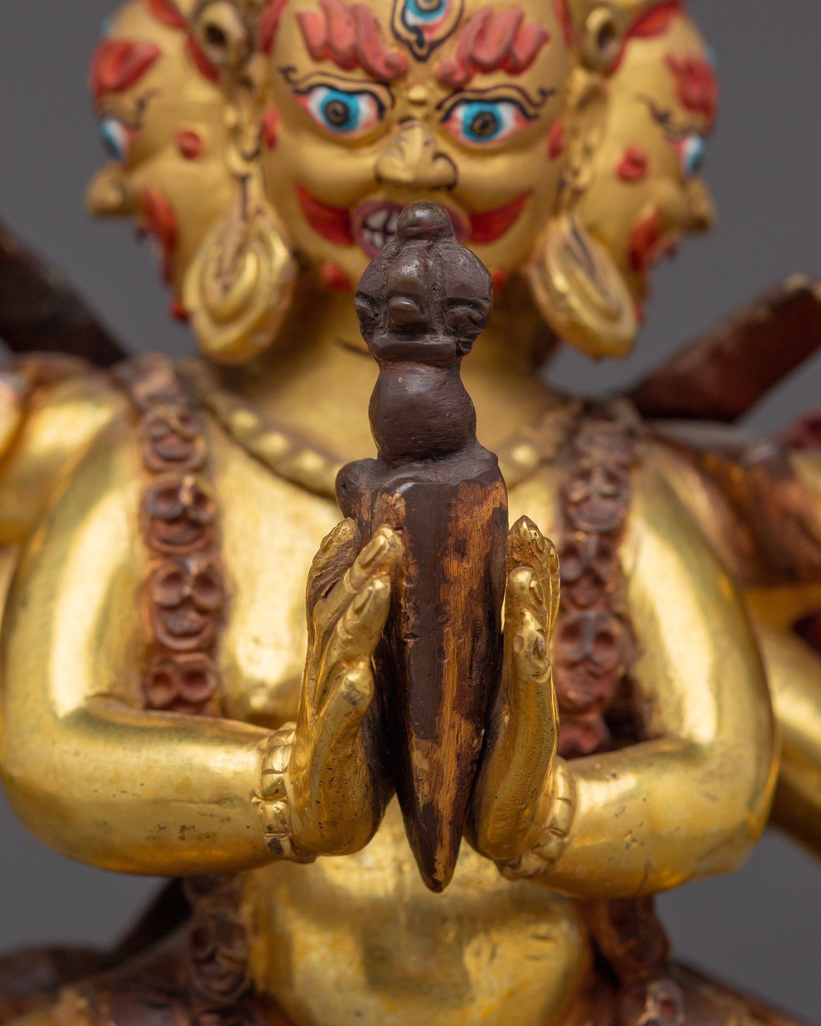 Wrathful Protector Vajrakilaya | Tibetan Tantric Deity