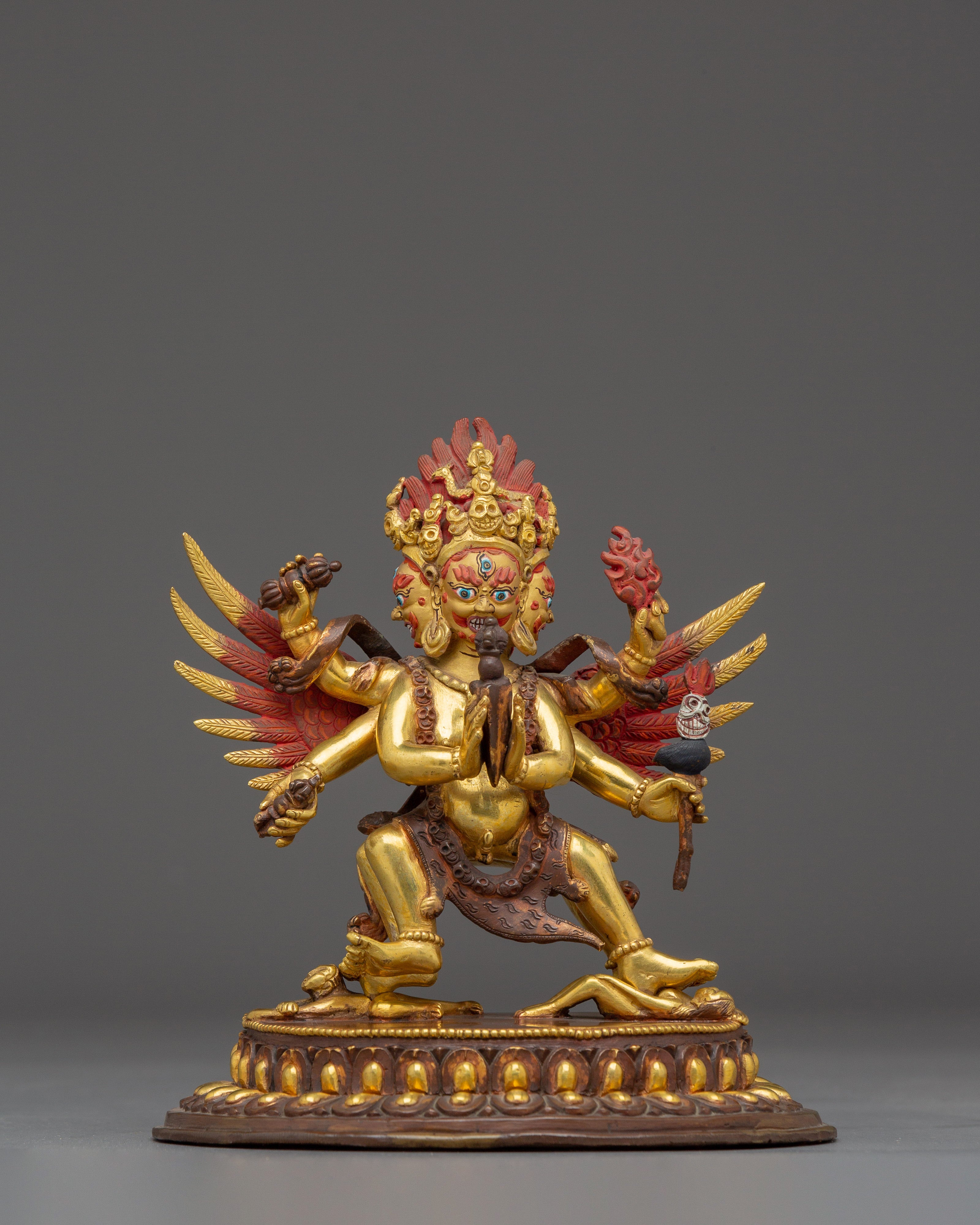 Wrathful Protector Vajrakilaya | Tibetan Tantric Deity
