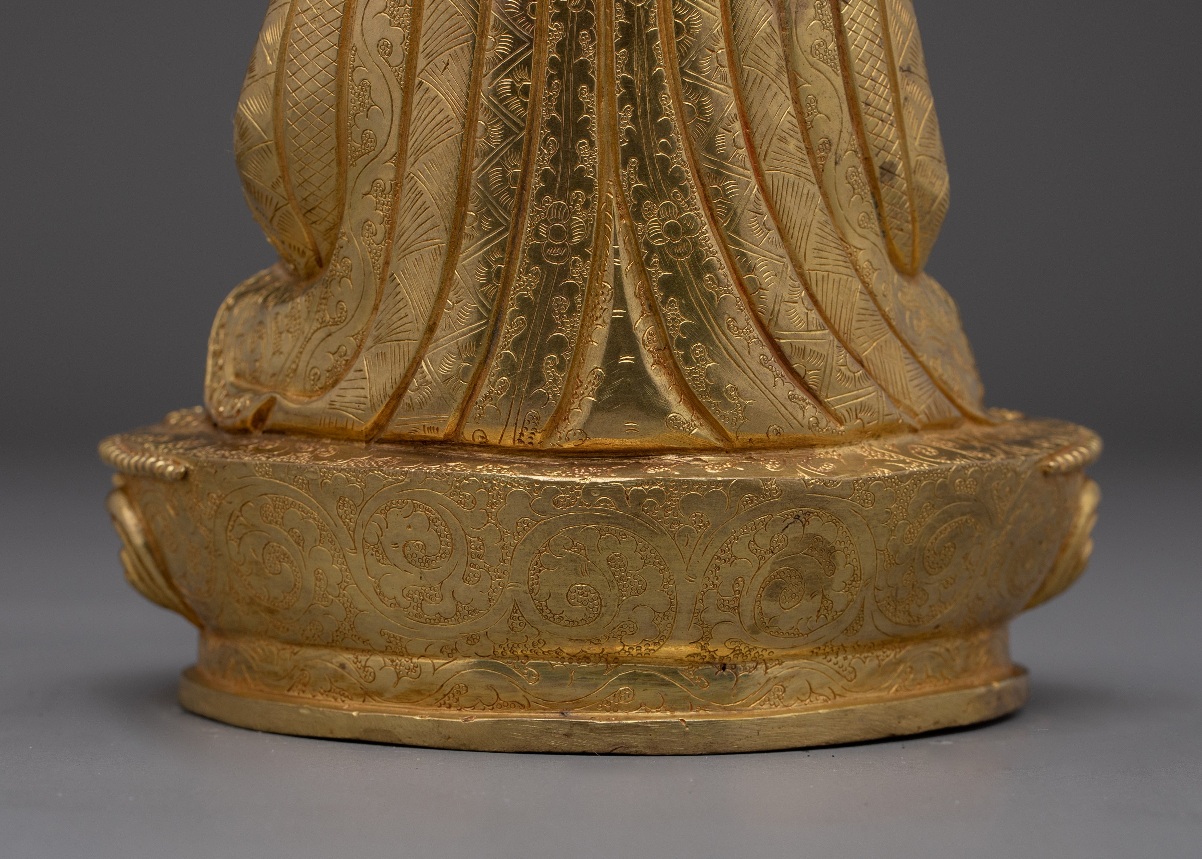 Handcrafted Guru Shapdum Statue | Meditation & Spiritual Protection