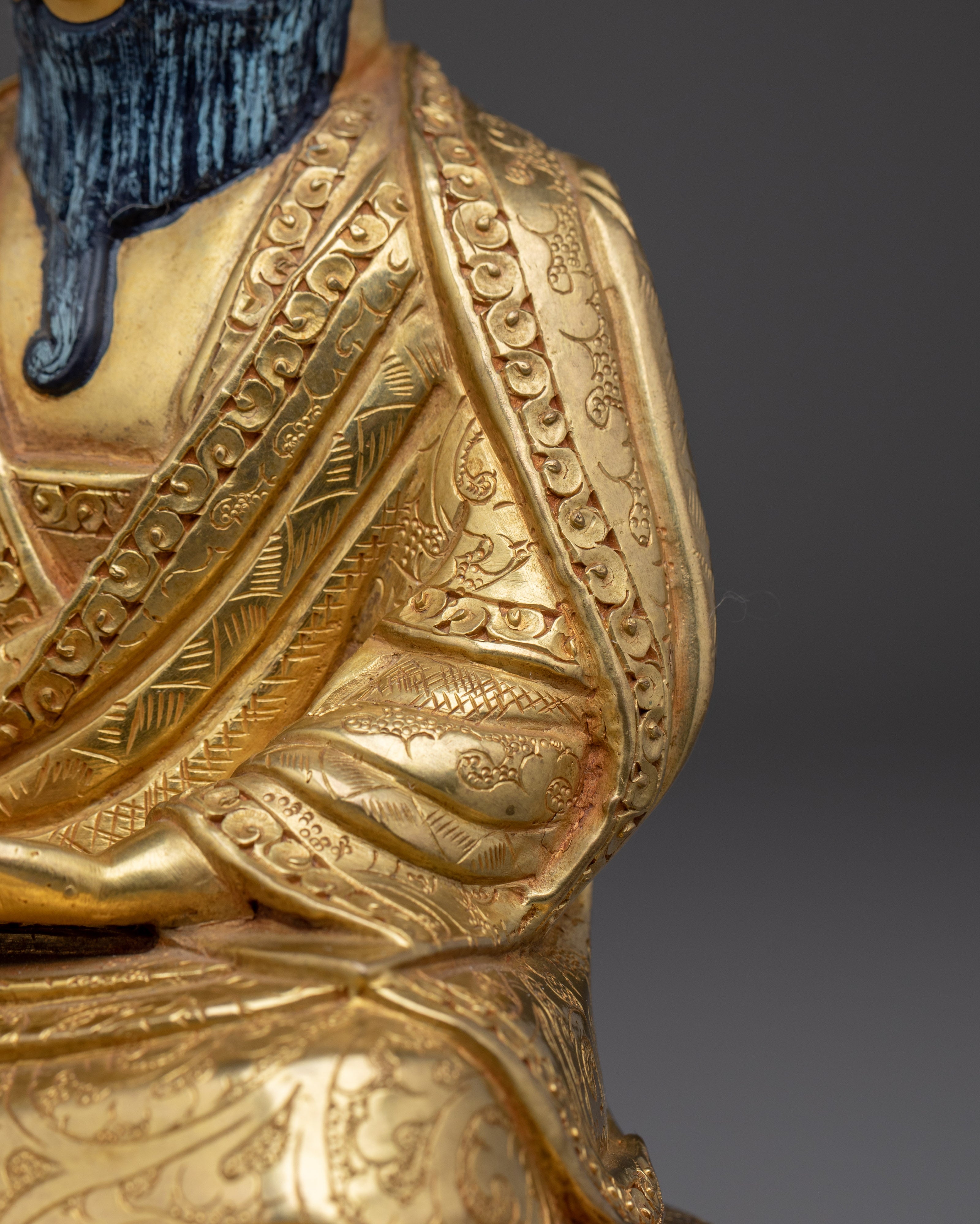 Handcrafted Guru Shapdum Statue | Meditation & Spiritual Protection