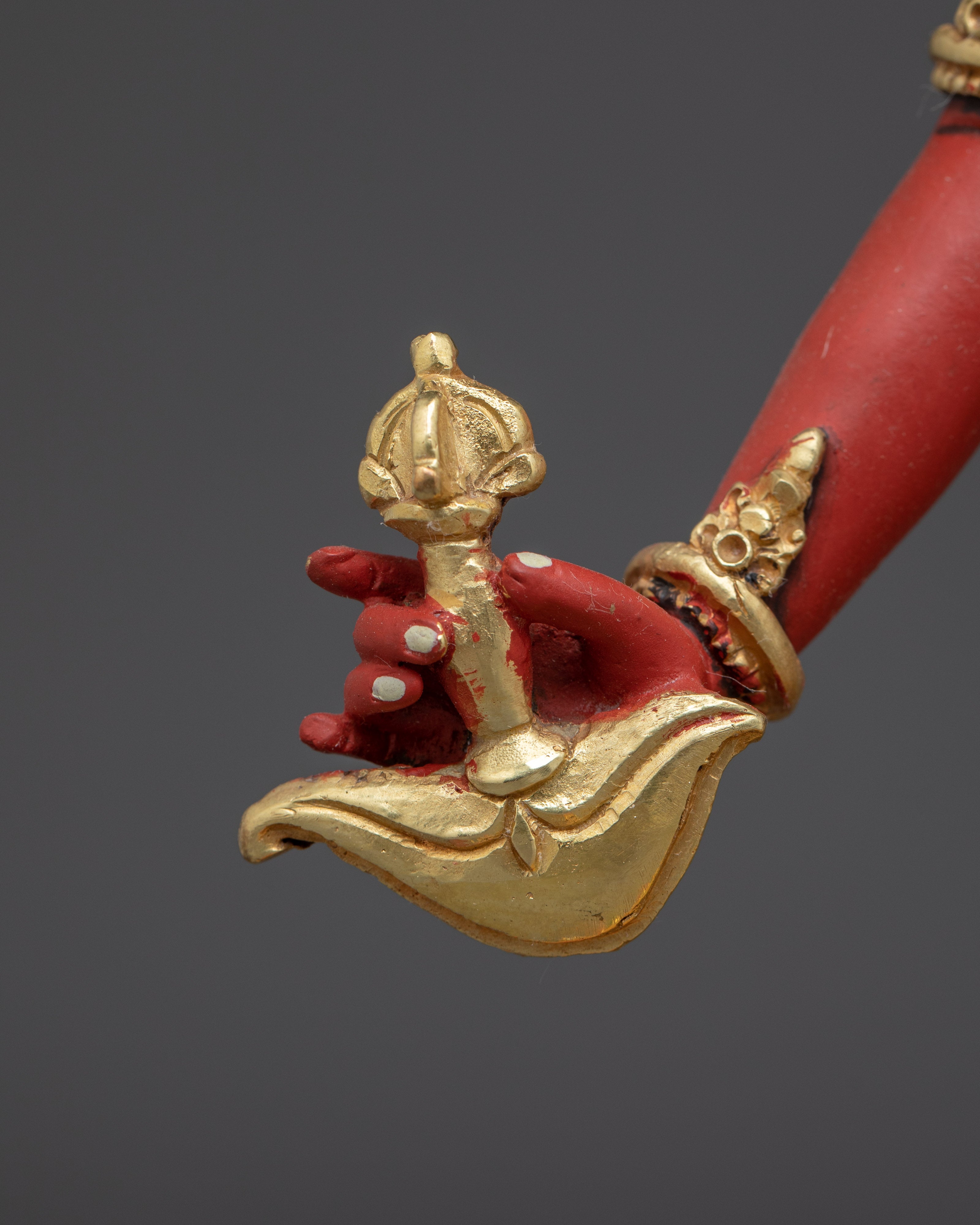 Red Vajrayogini Statue: Tibetan Buddhist Yogini