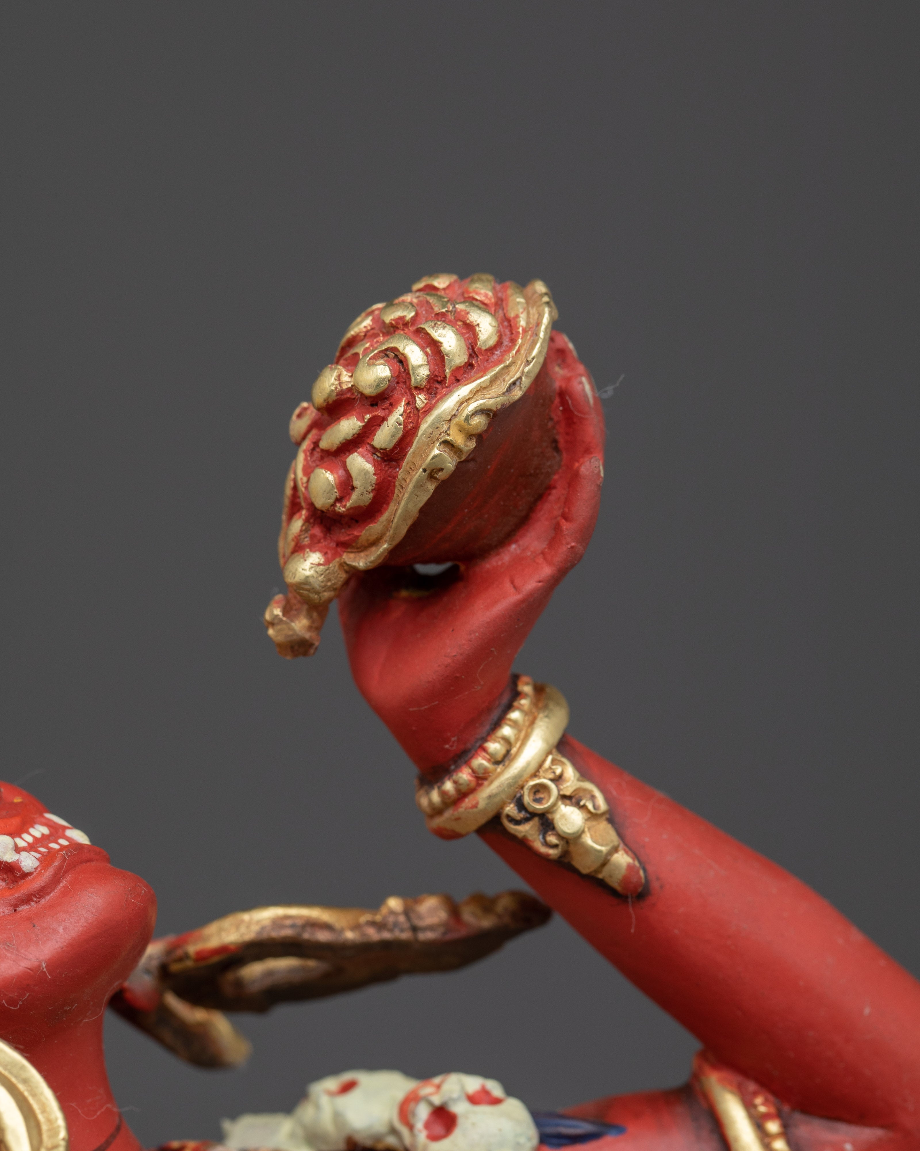 Red Vajrayogini Statue: Tibetan Buddhist Yogini