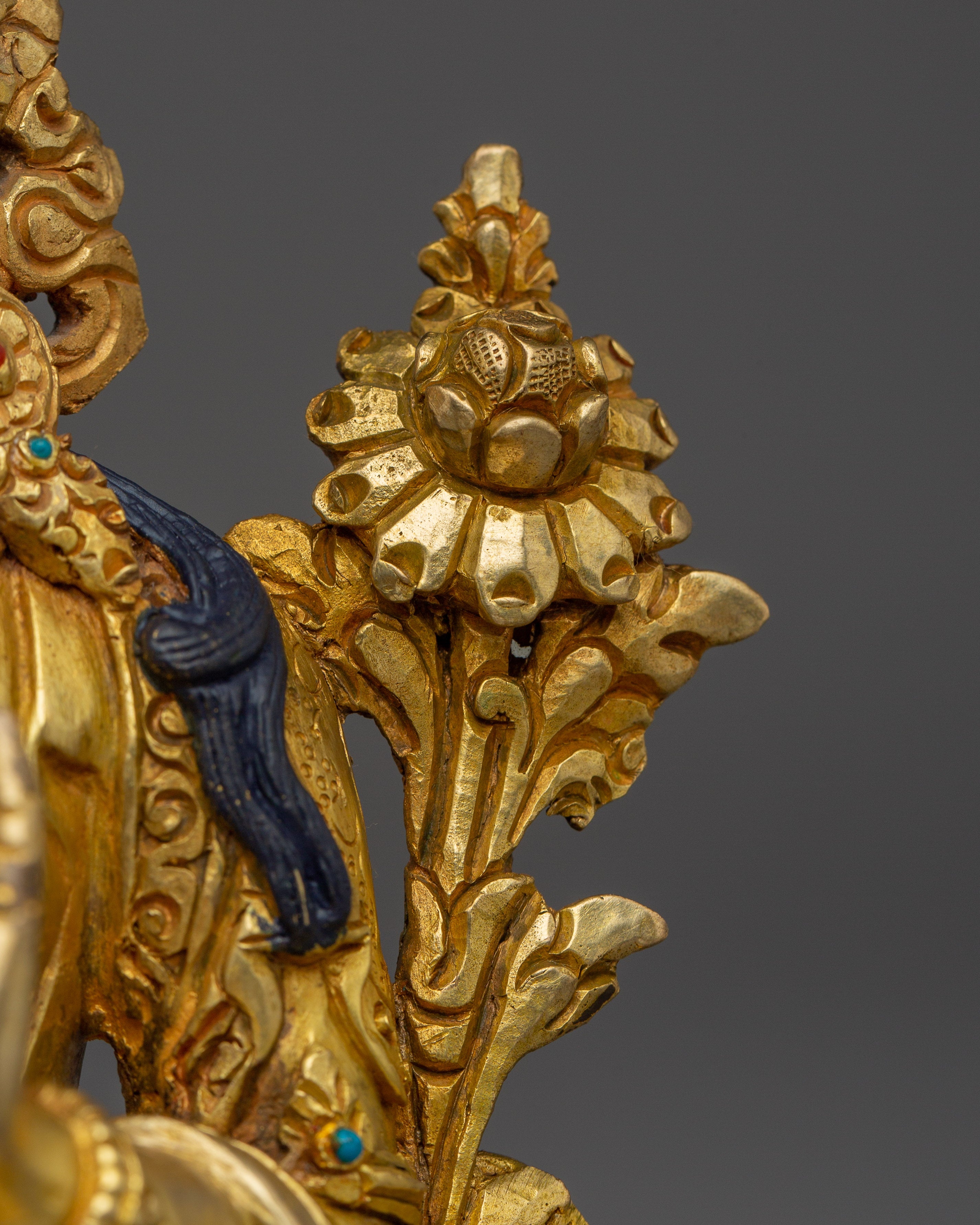 Compassionate Green Tara Figure | Handcrafted Tibetan Icon