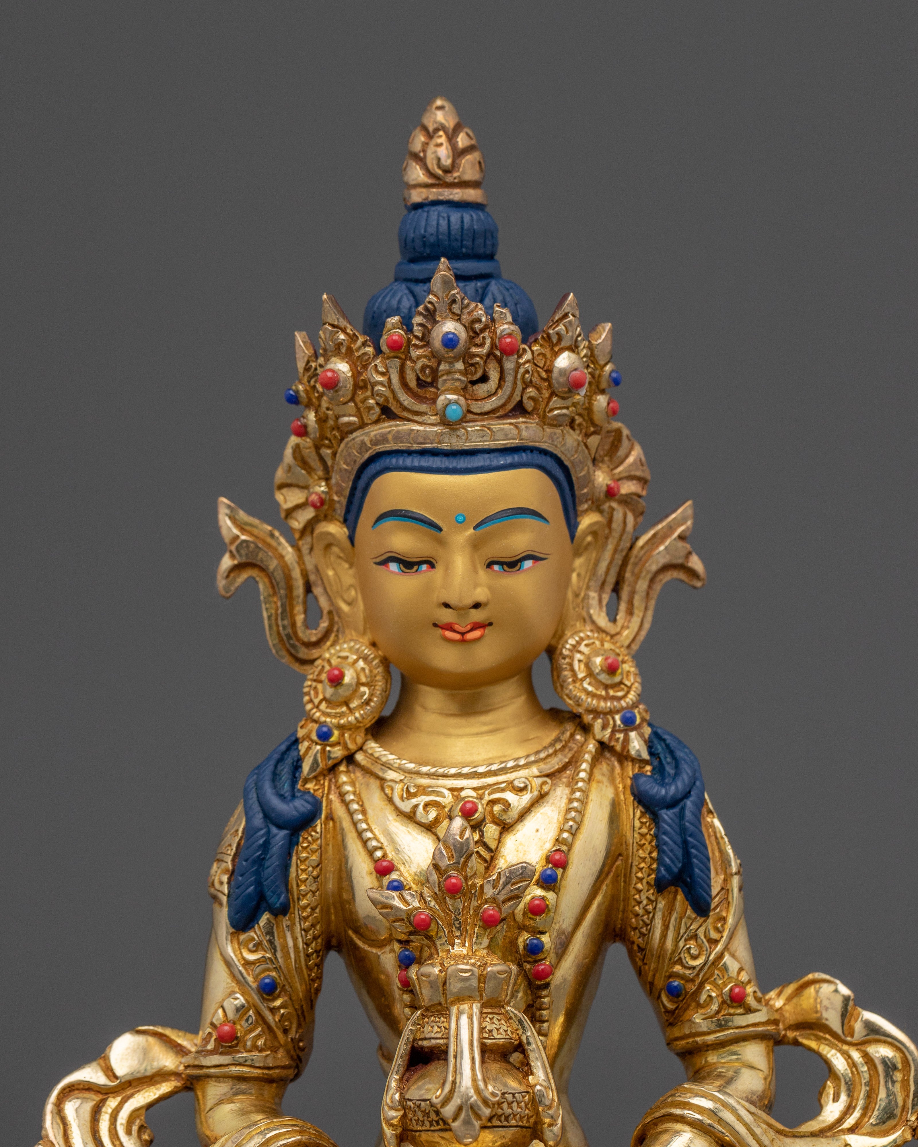 Tibetan Amitayus Icon | Buddha of Infinite Life and Longevity
