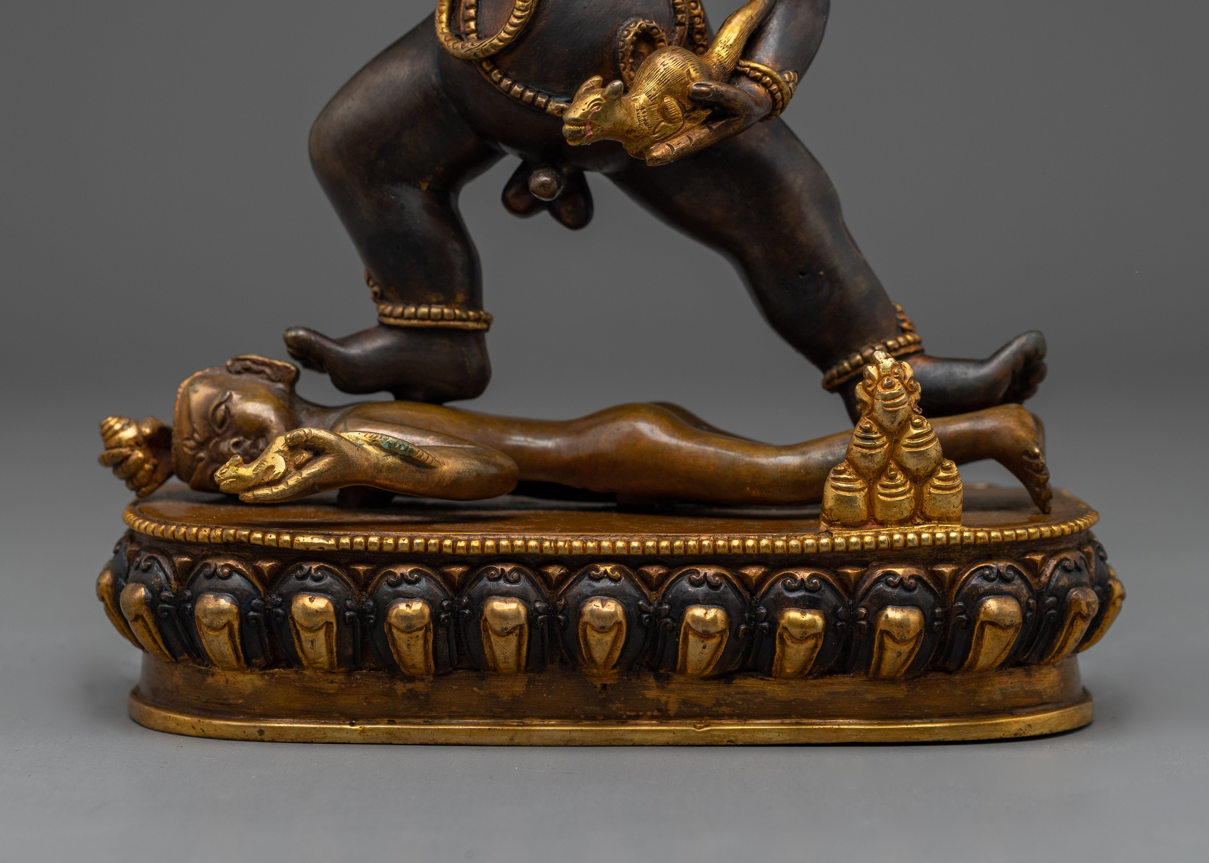 Wealth Lord Black Dzambhala Art | Symbol of Abundance