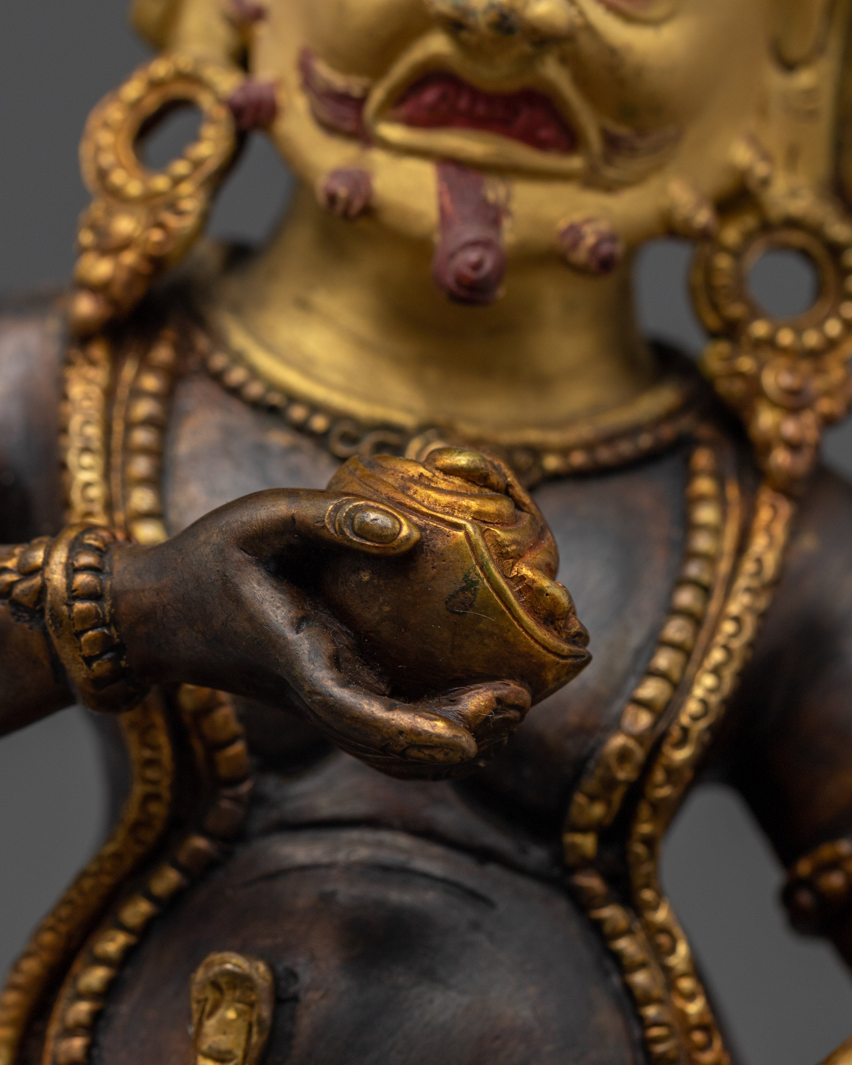 Wealth Lord Black Dzambhala Art | Symbol of Abundance
