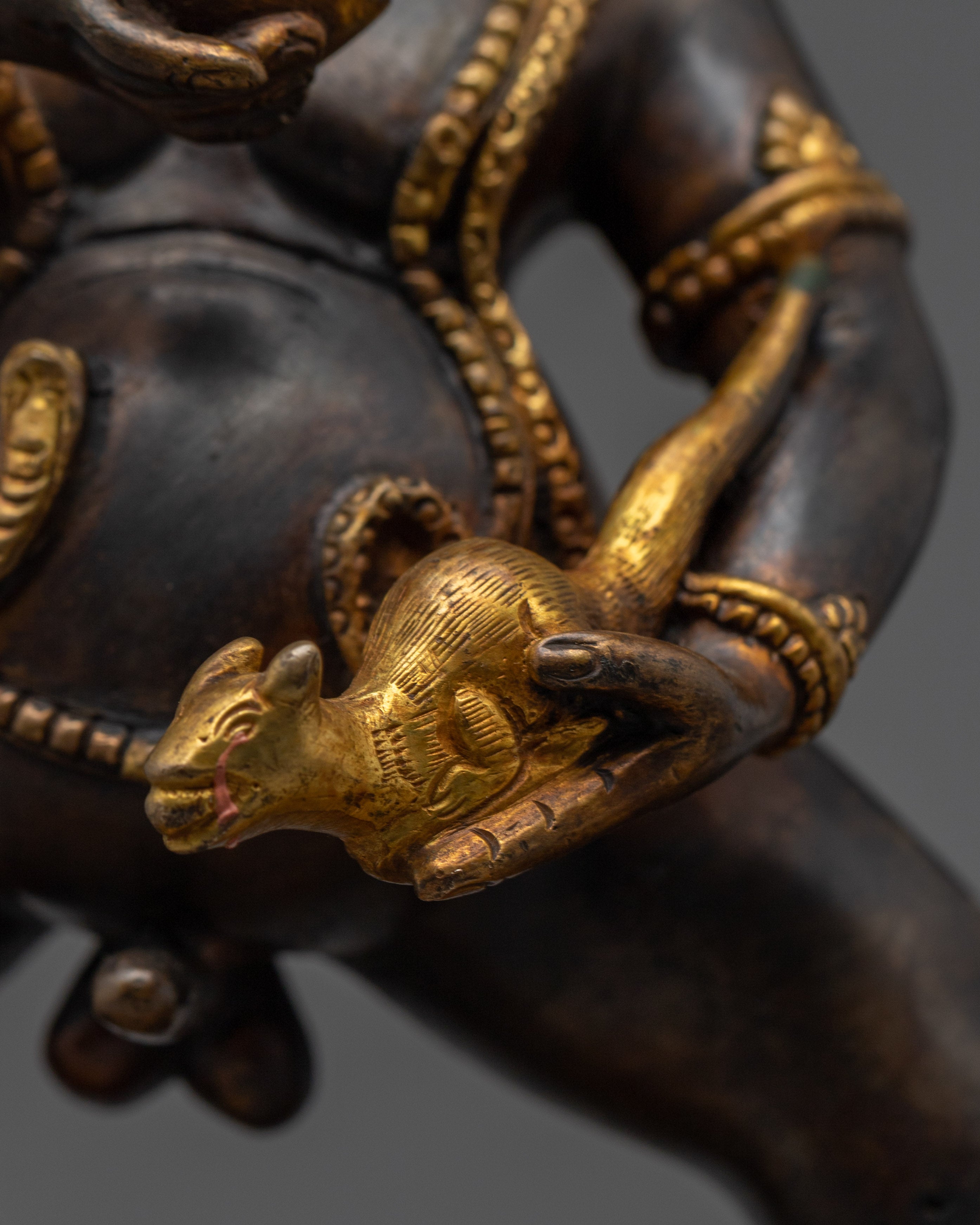 Wealth Lord Black Dzambhala Art | Symbol of Abundance