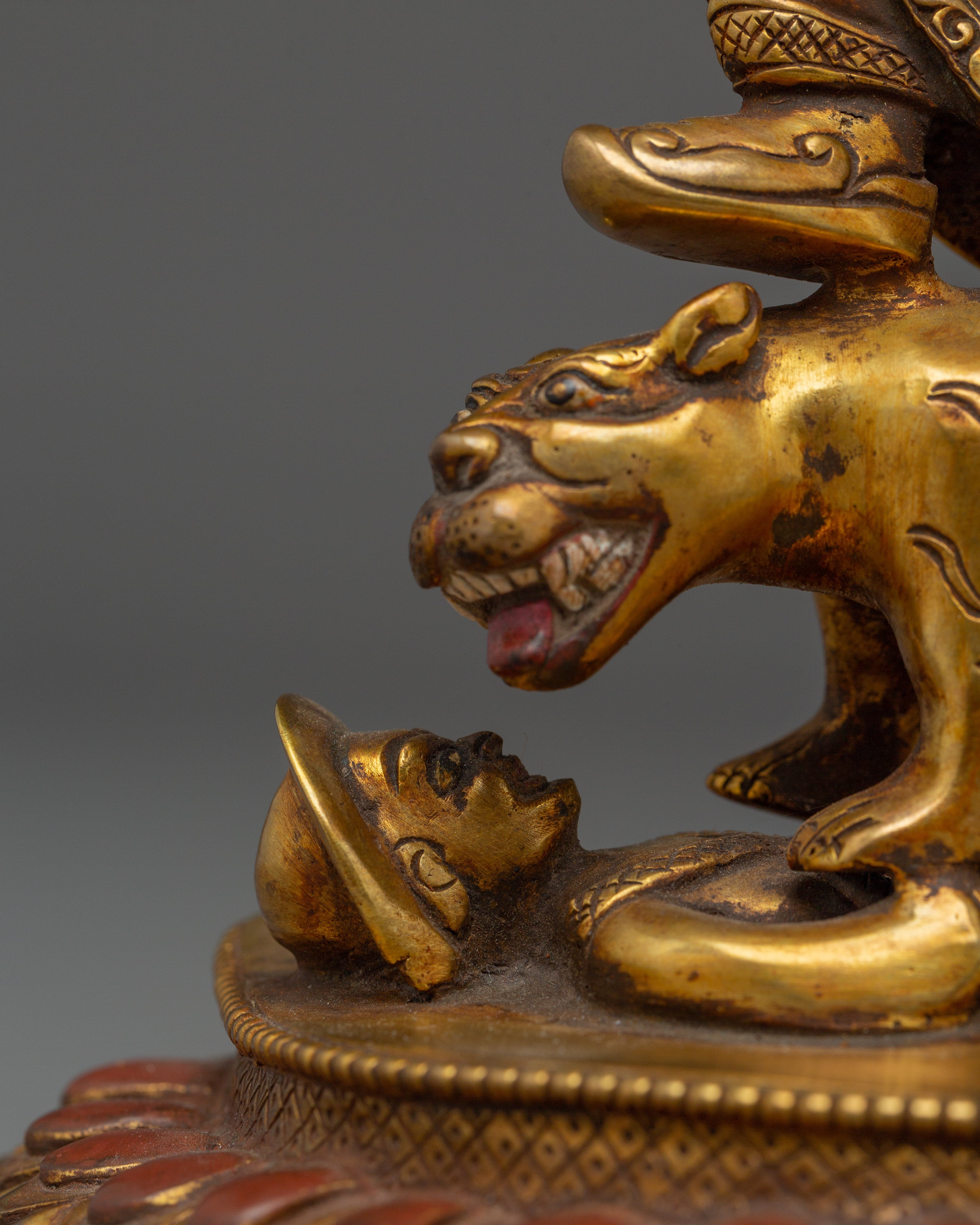 Sacred Dorje Drolo Figure | Handmade Himalayan Icon