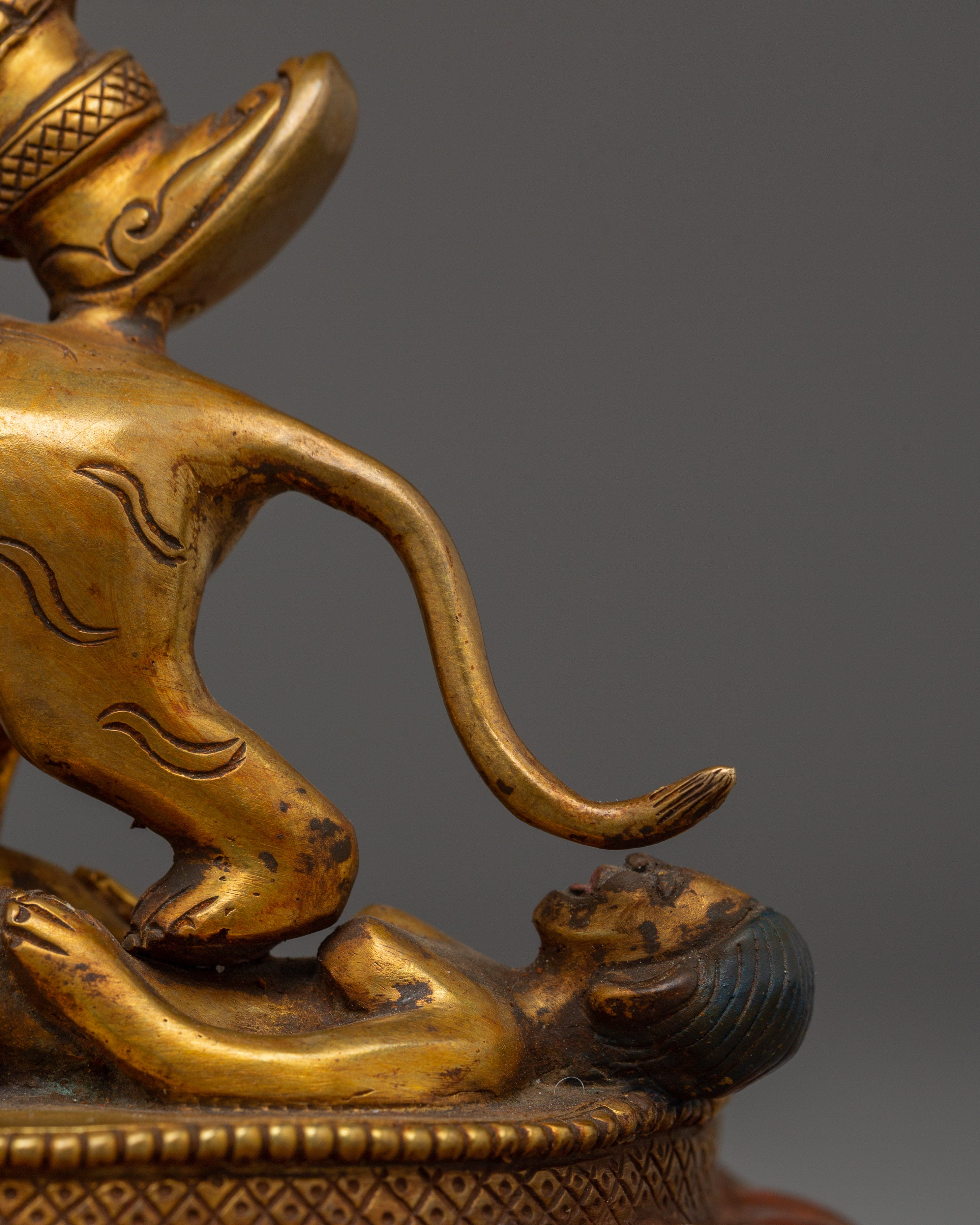 Sacred Dorje Drolo Figure | Handmade Himalayan Icon