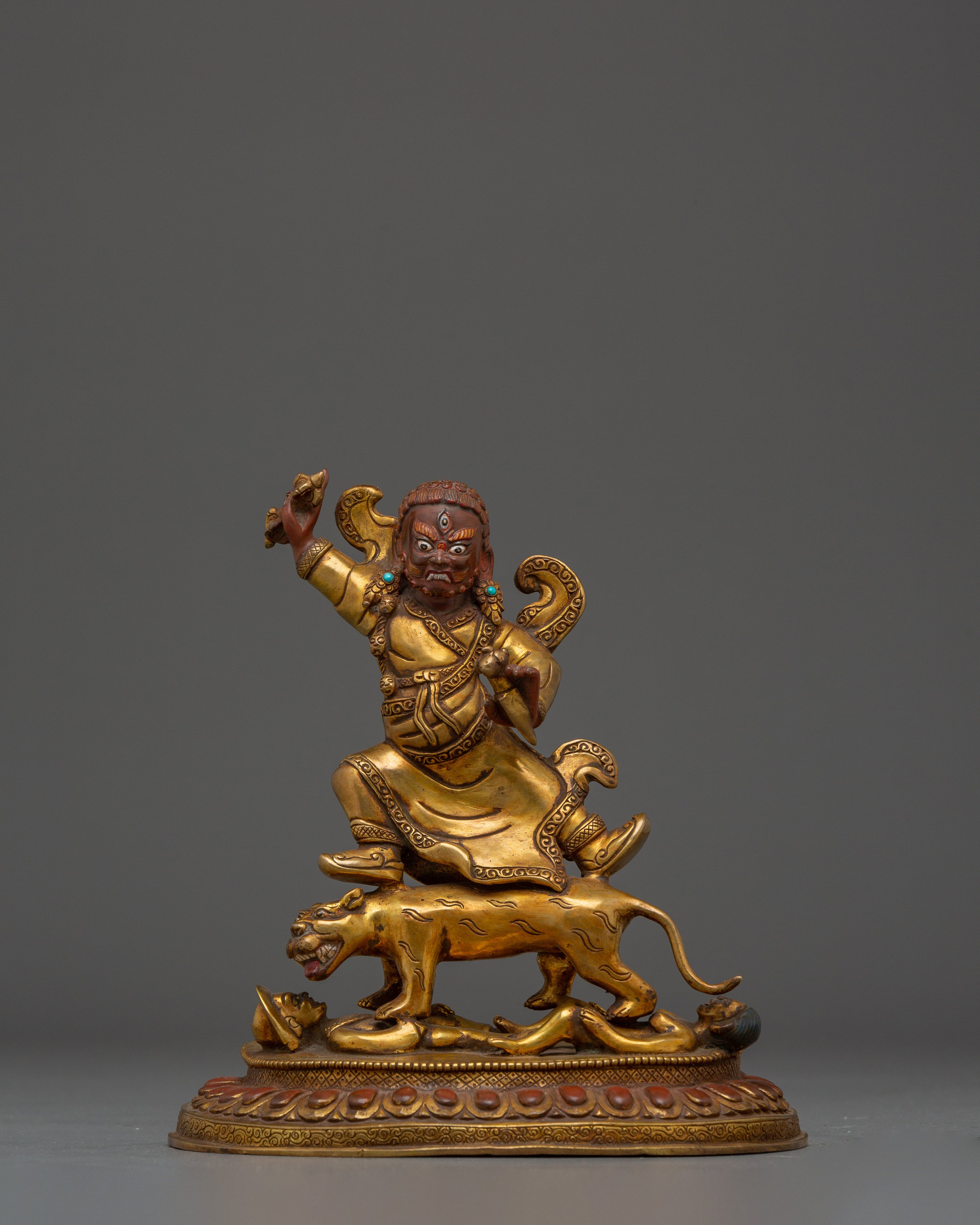 Sacred Dorje Drolo Figure | Handmade Himalayan Icon