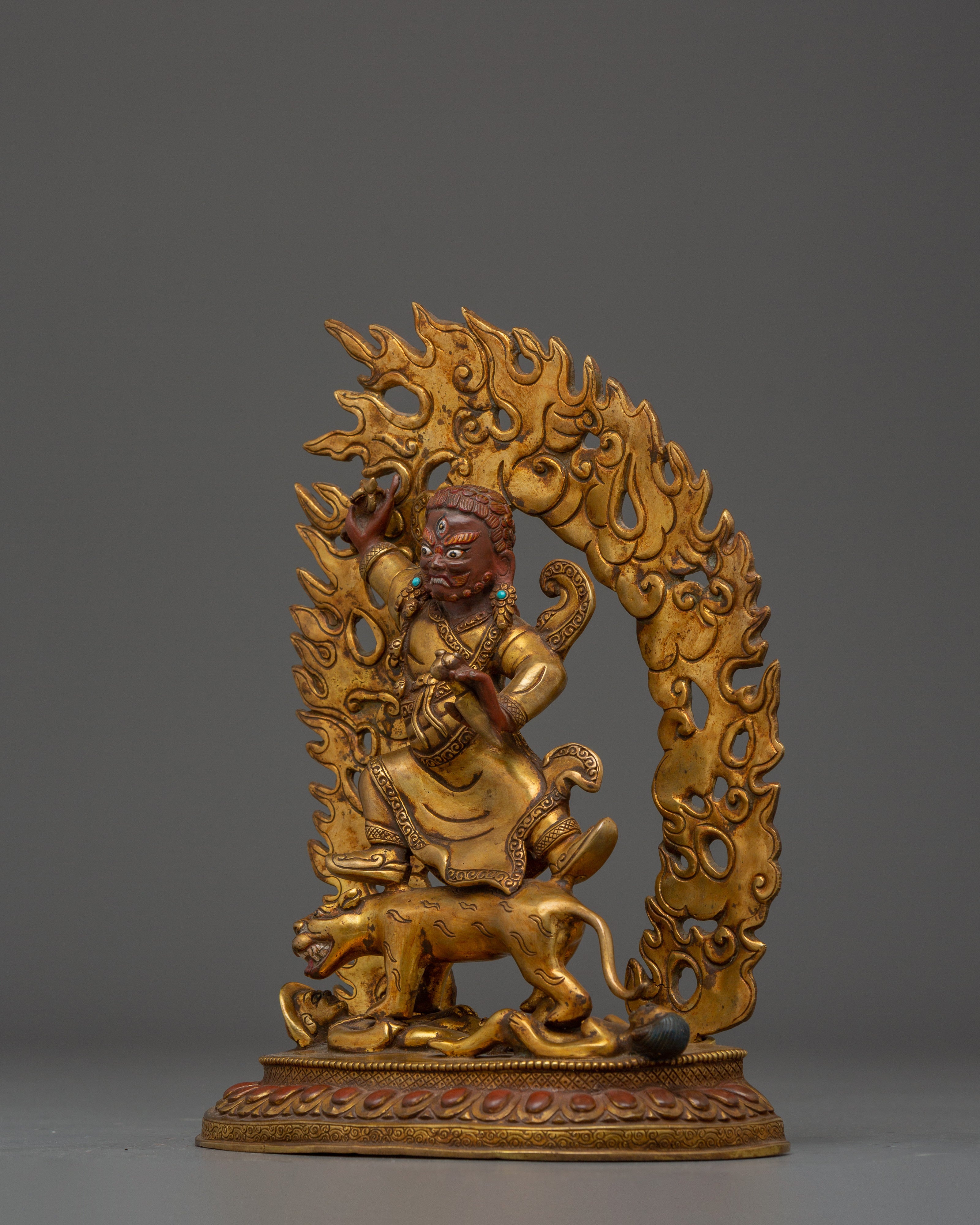 Sacred Dorje Drolo Figure | Handmade Himalayan Icon