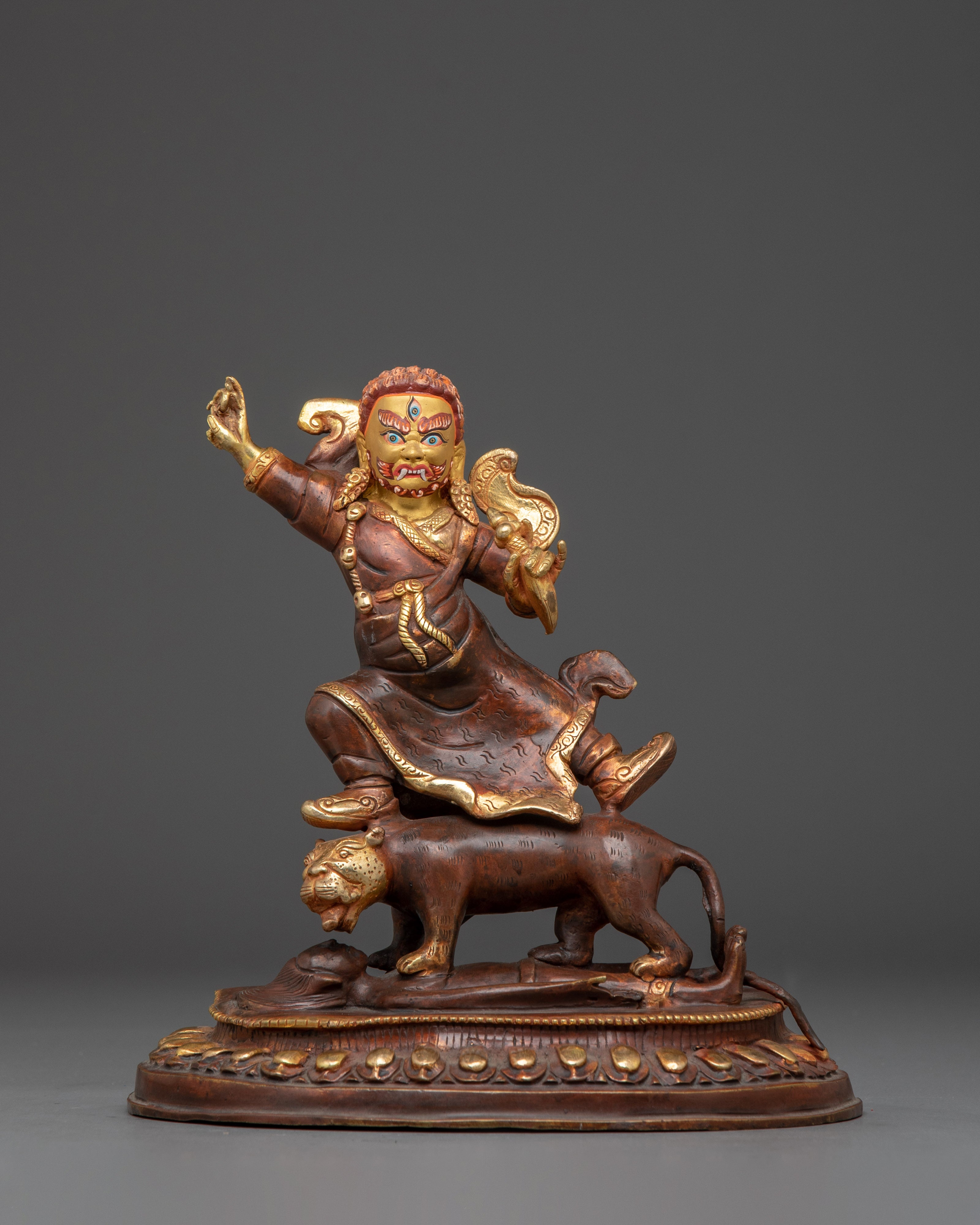 Sacred Dorje Drollo Figure | Handmade Himalayan Icon