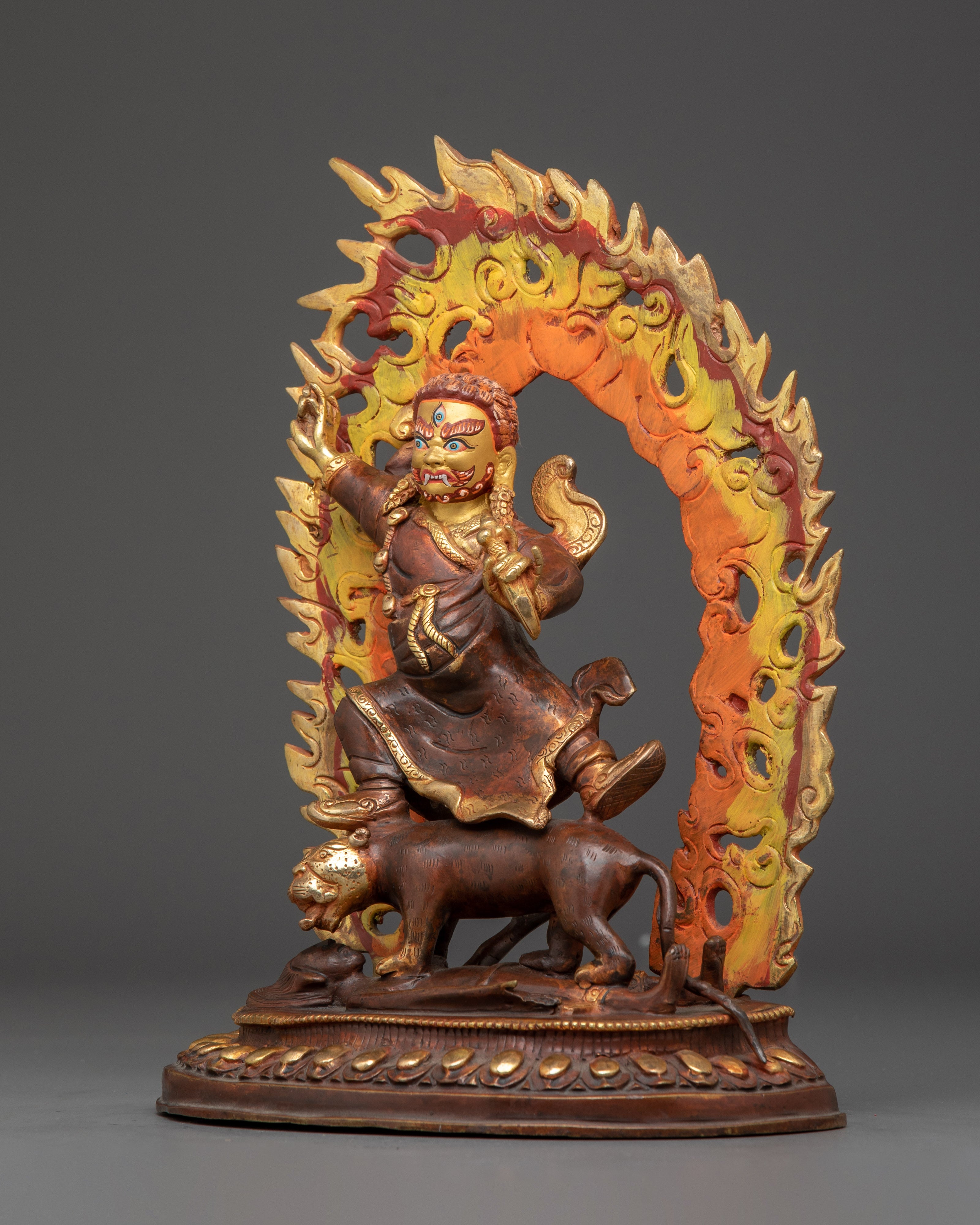 Sacred Dorje Drollo Figure | Handmade Himalayan Icon