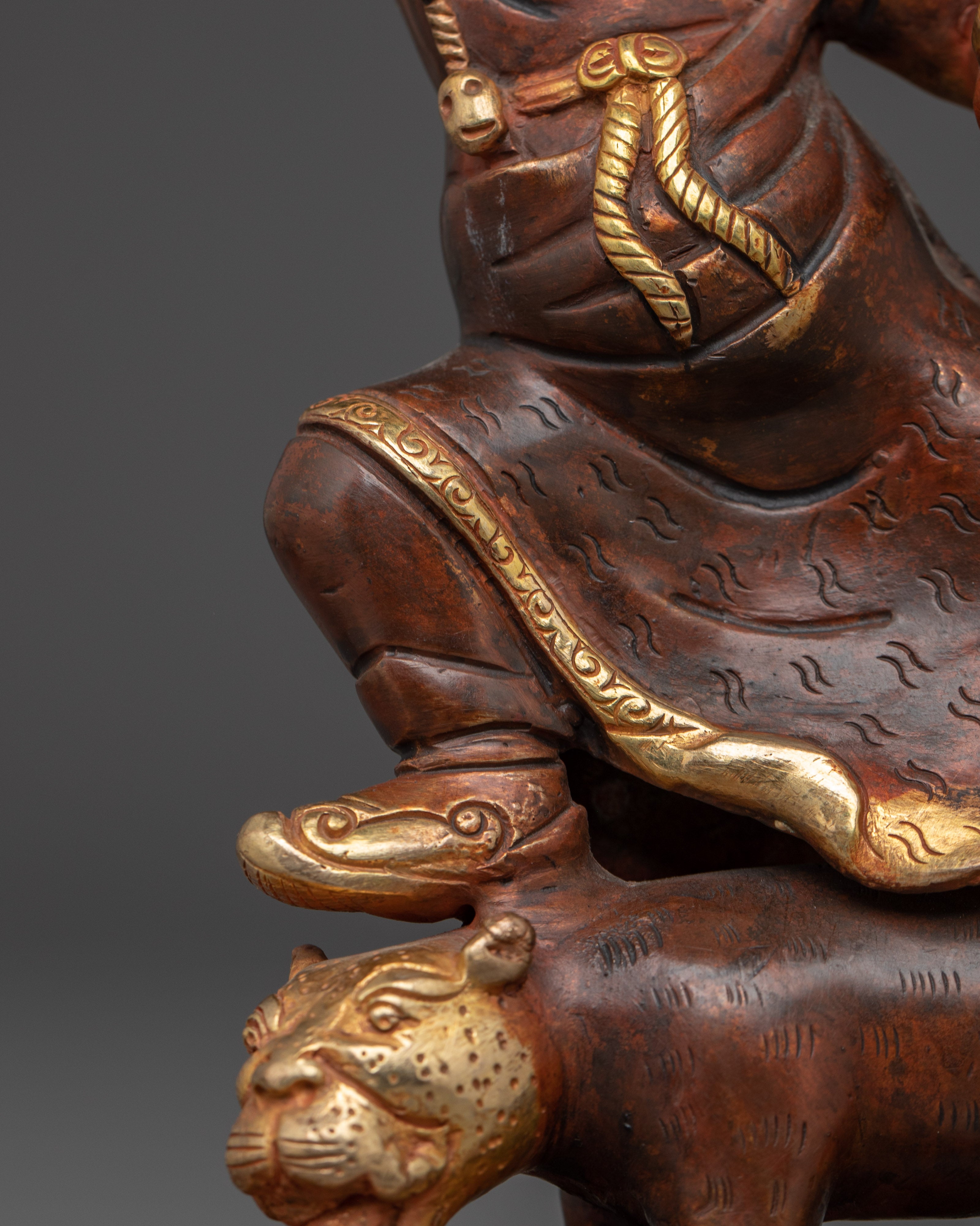 Sacred Dorje Drollo Figure | Handmade Himalayan Icon