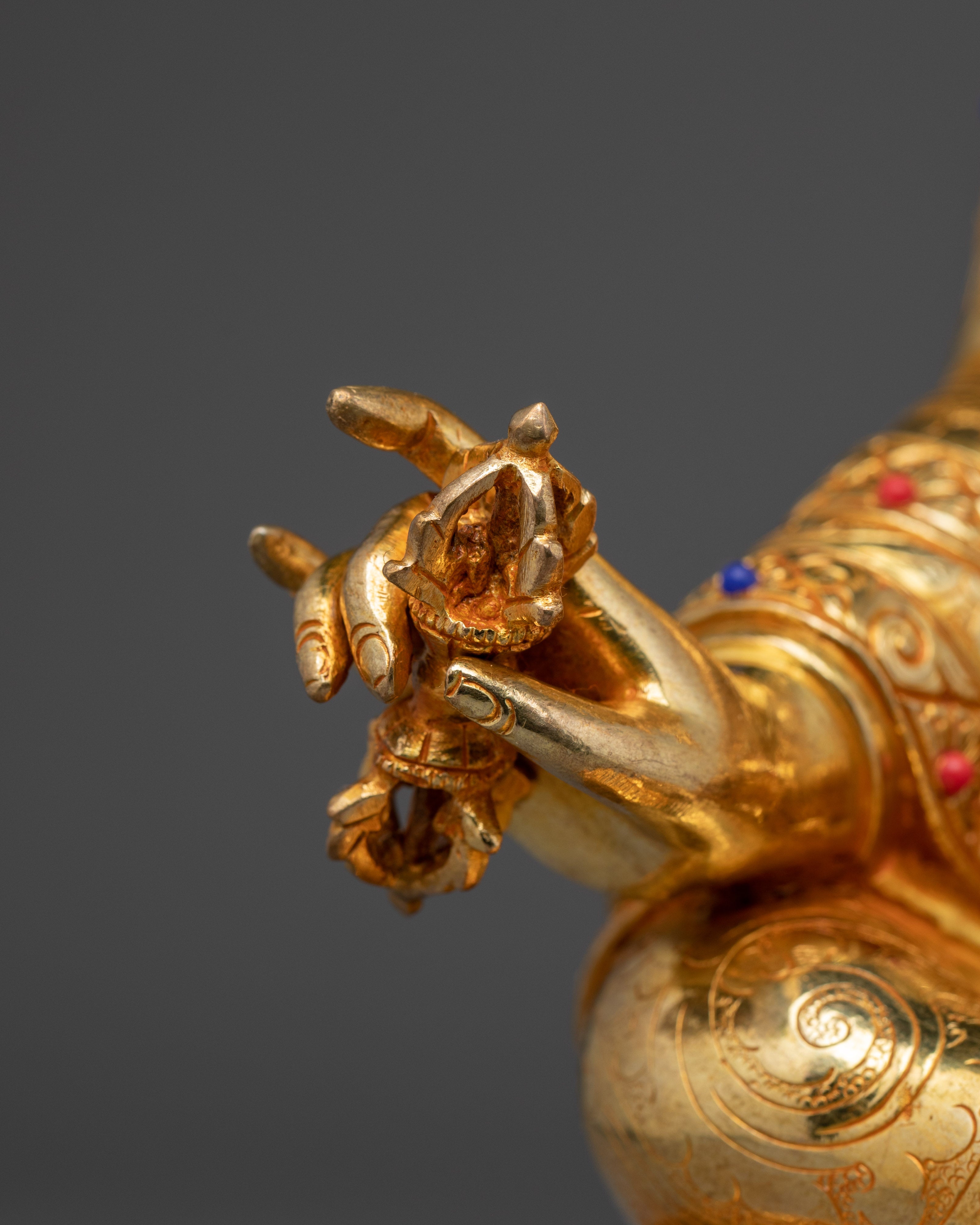 Handmade Guru Rinpoche Artwork | Padmasambhava Figurine