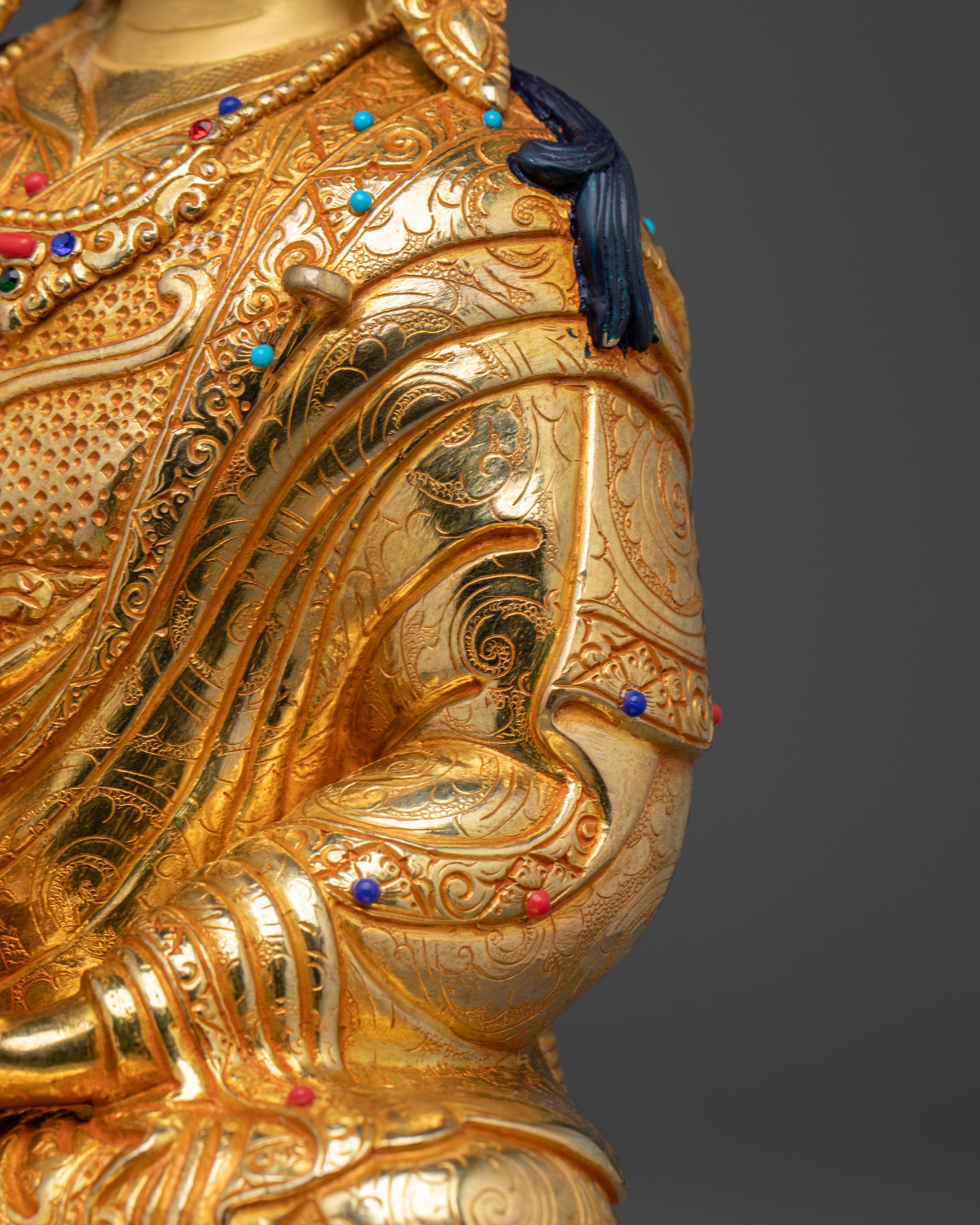 Handmade Guru Rinpoche Artwork | Padmasambhava Figurine