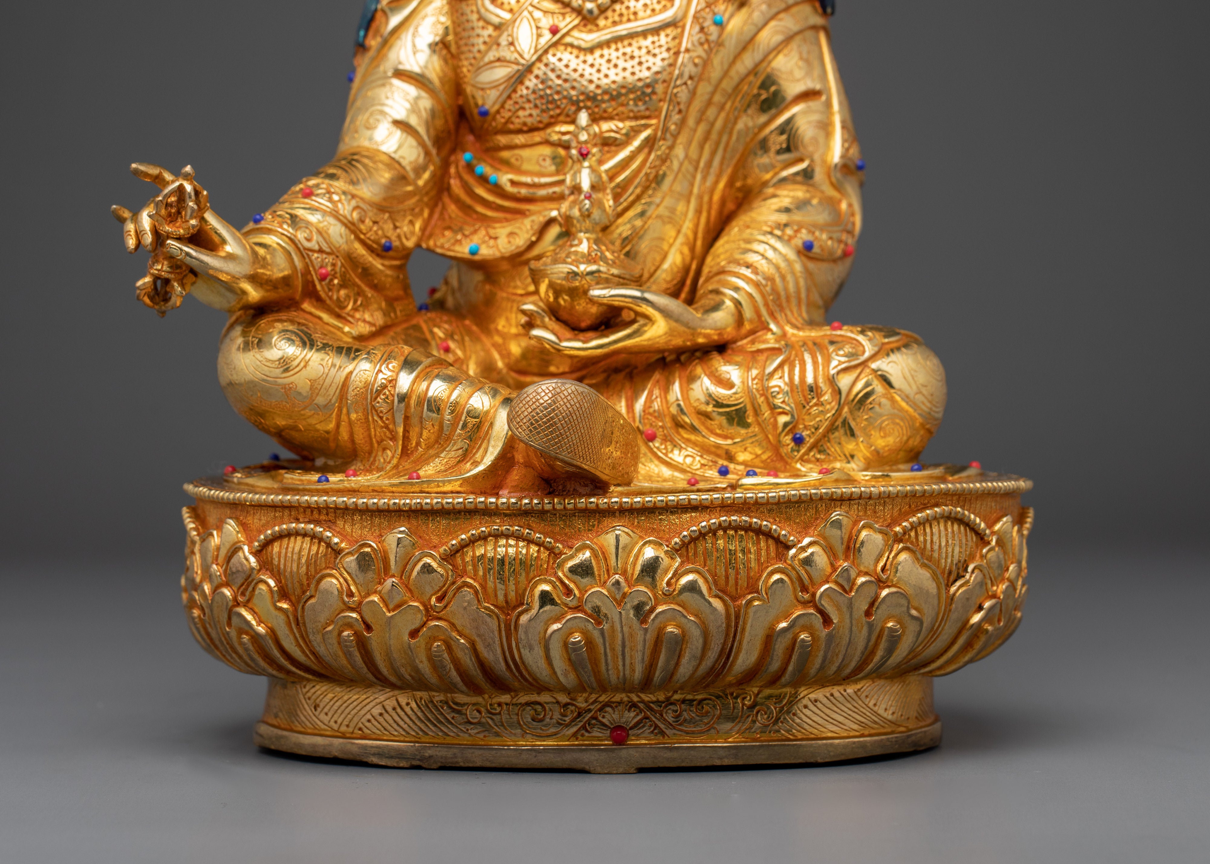 Handmade Guru Rinpoche Artwork | Padmasambhava Figurine