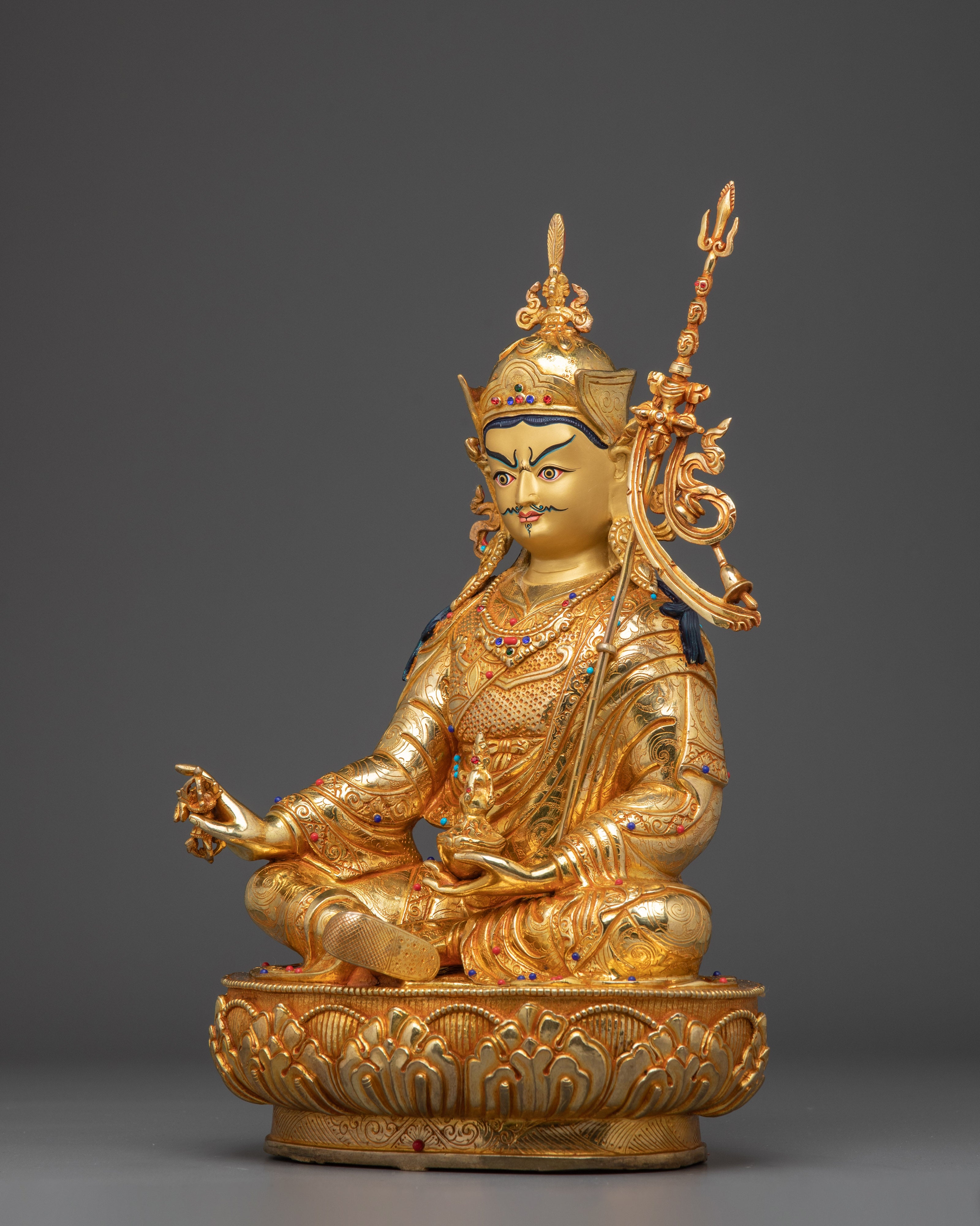 Handmade Guru Rinpoche Artwork | Padmasambhava Figurine