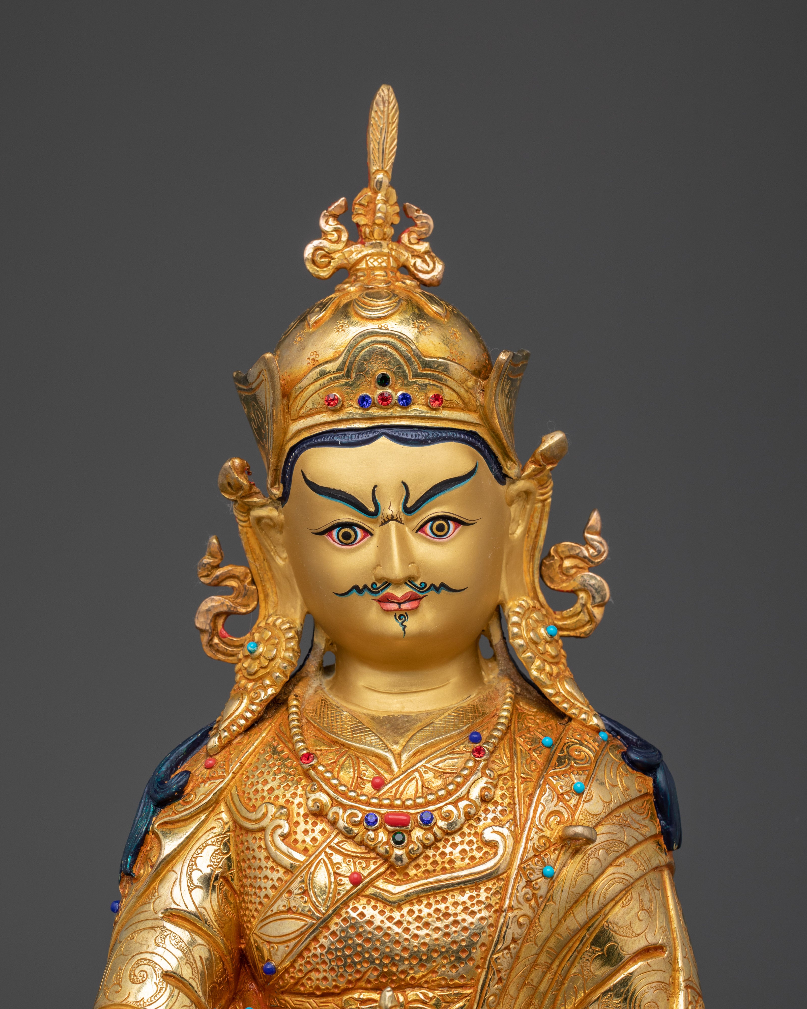 Handmade Guru Rinpoche Artwork | Padmasambhava Figurine