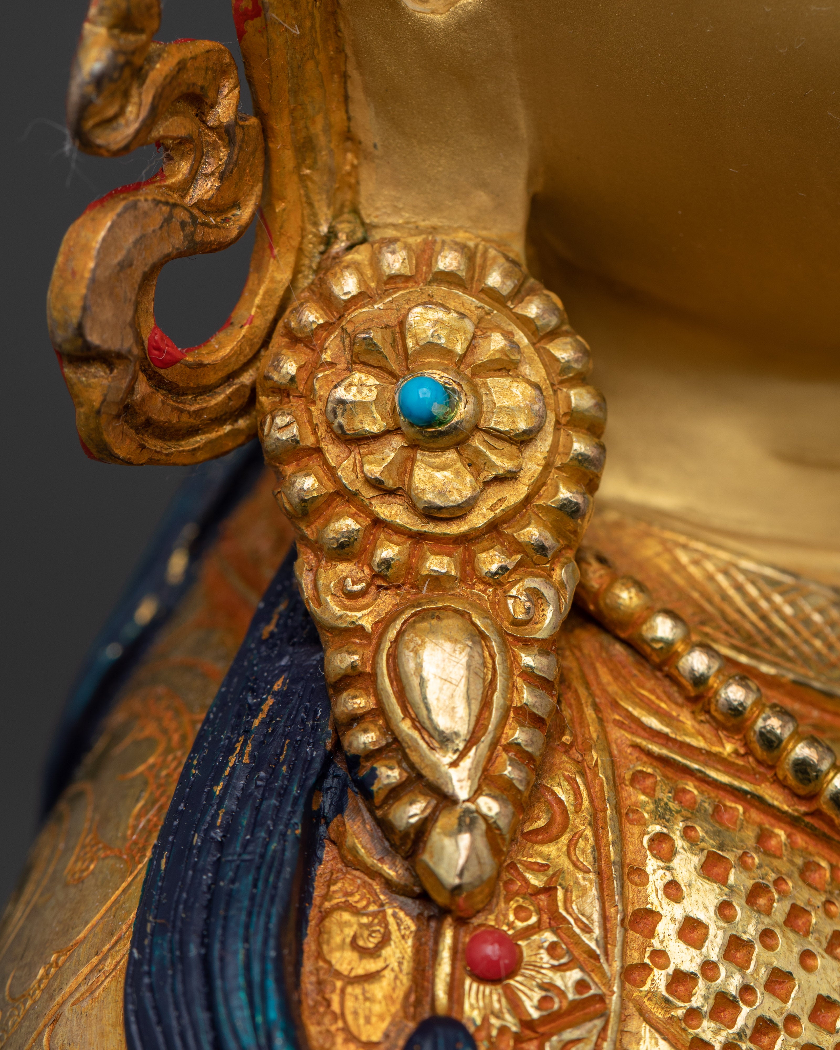 Handmade Guru Rinpoche Artwork | Padmasambhava Figurine