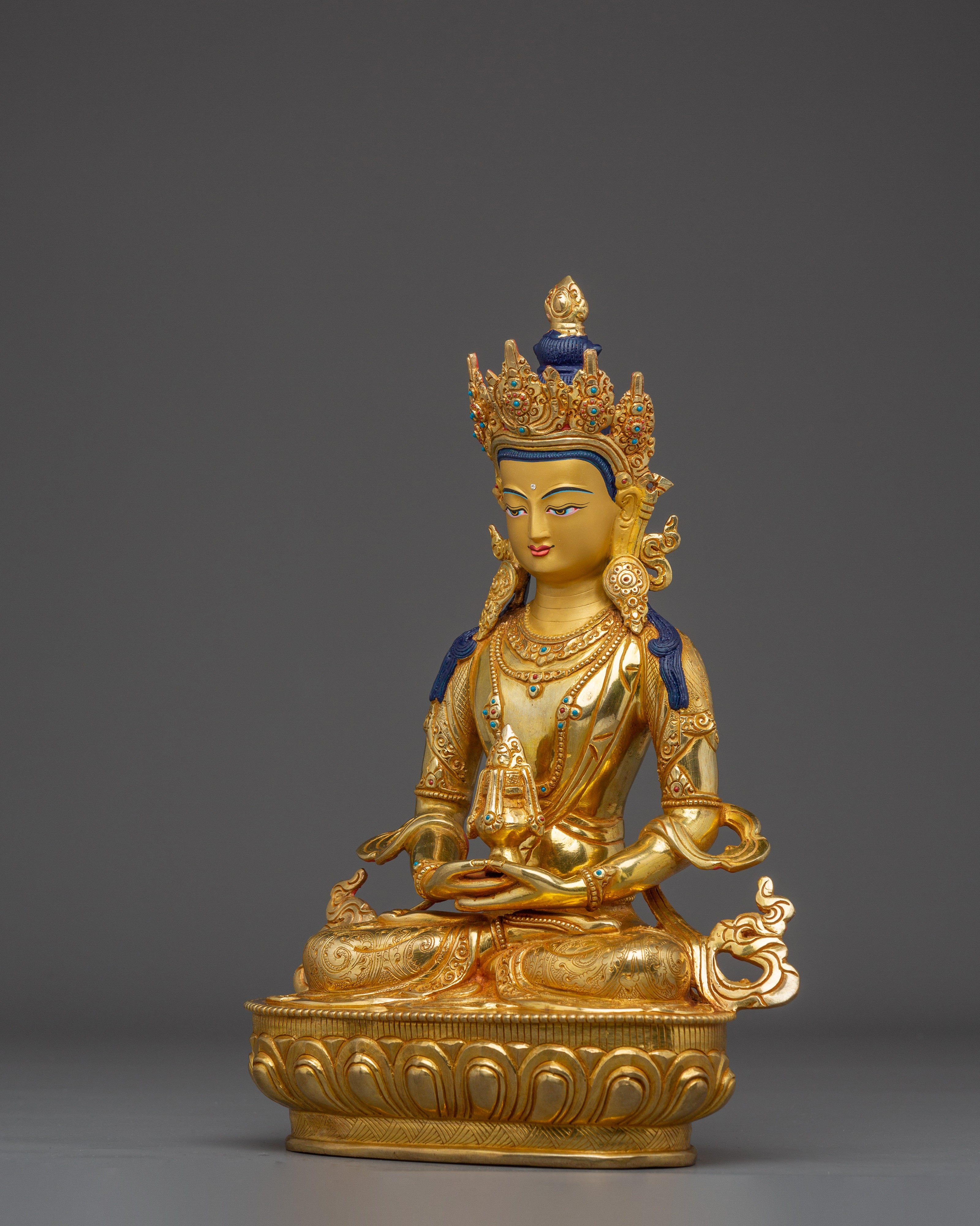 Amitayus, Guardian of Life and Compassion | Nepali Handmade Statue