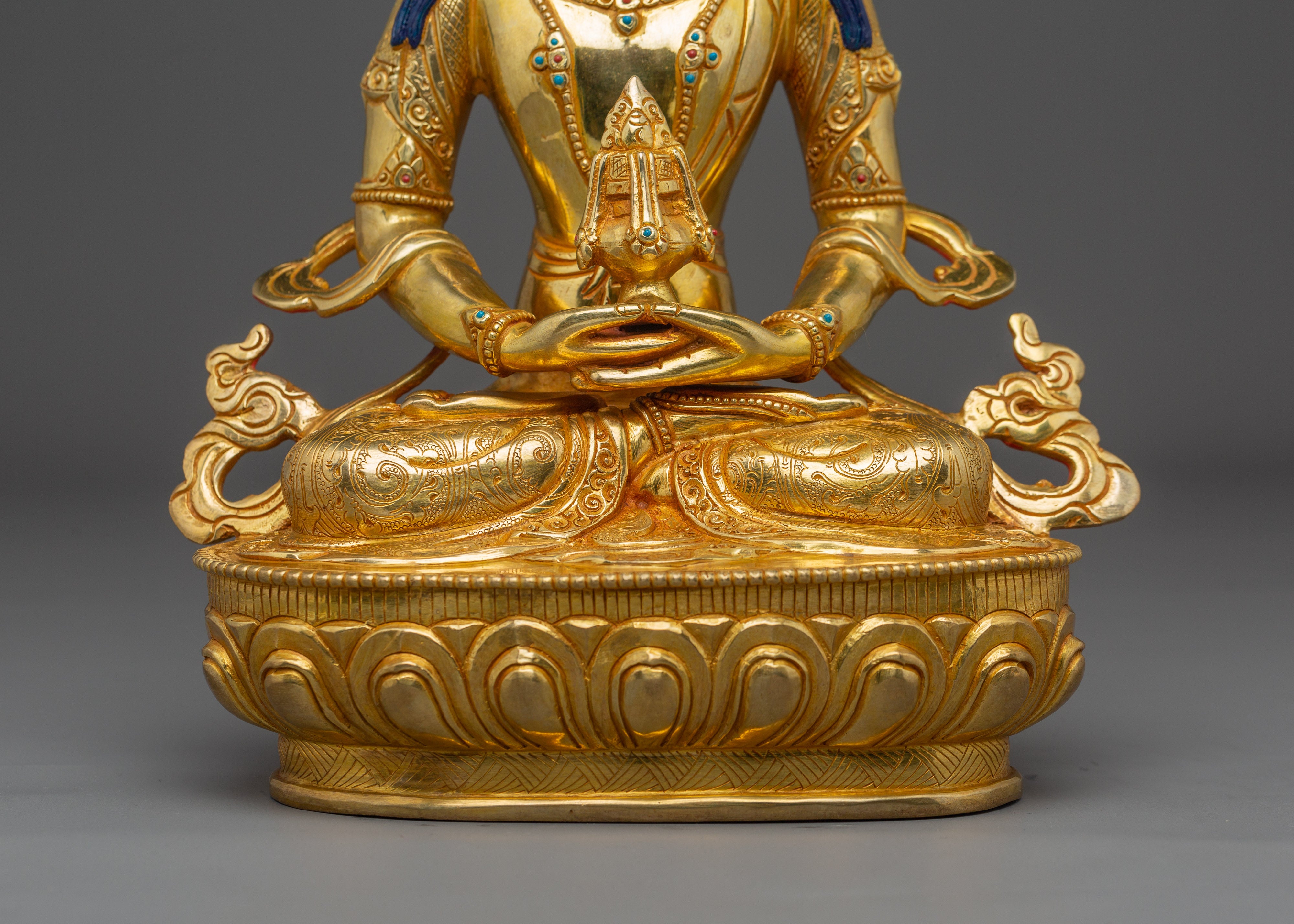 Amitayus, Guardian of Life and Compassion | Nepali Handmade Statue