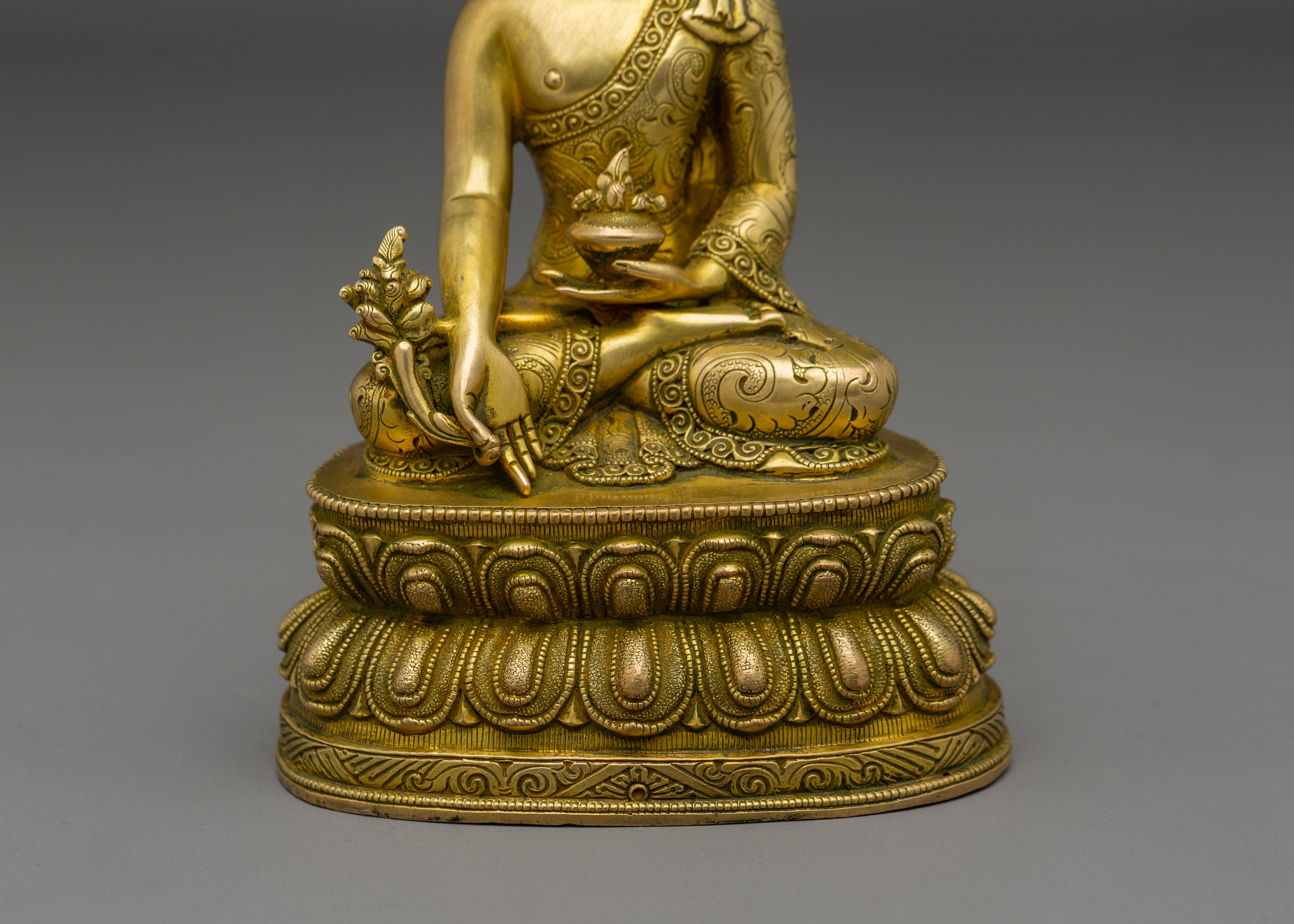 Handmade Copper Medicine Buddha Statue