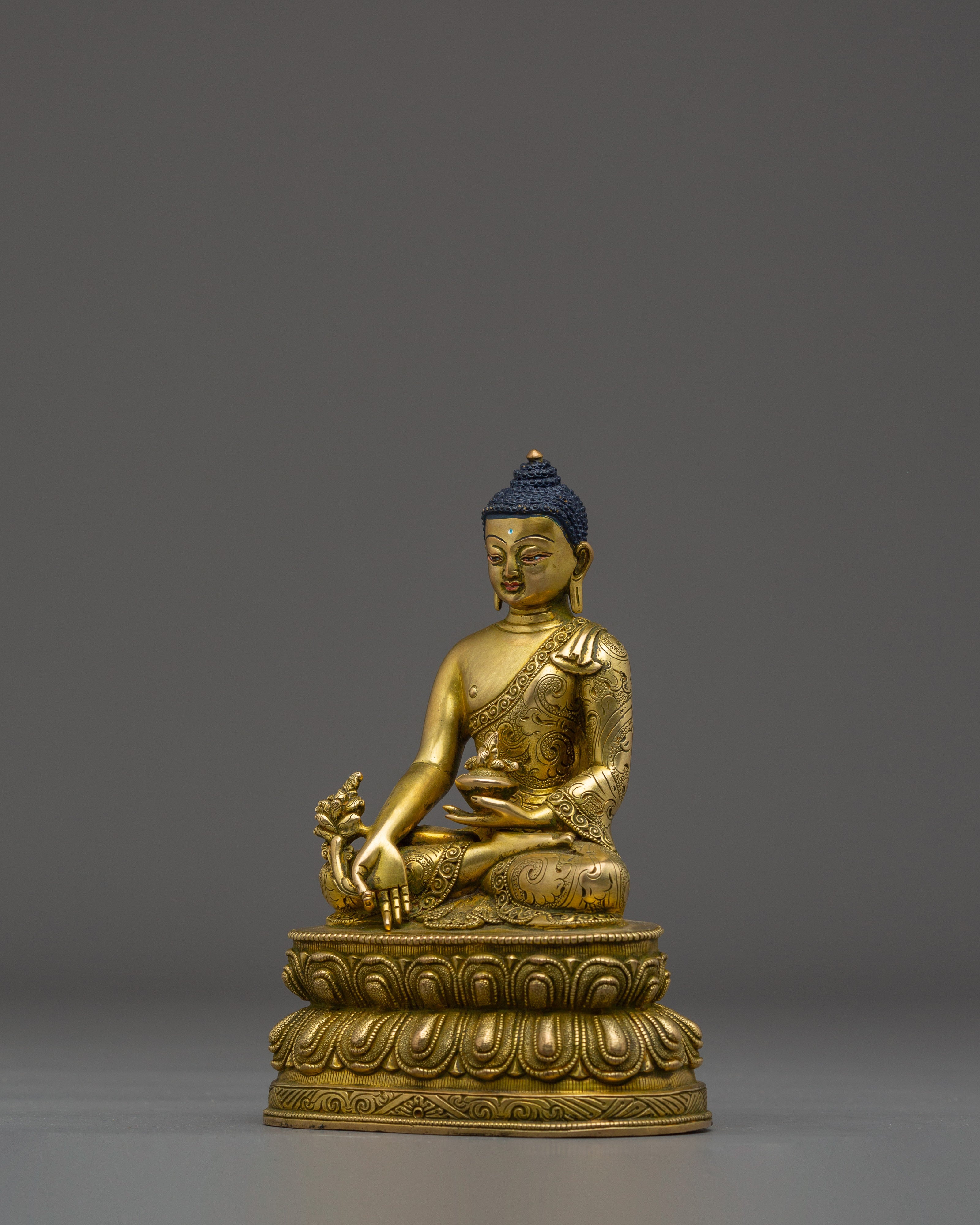 Handmade Copper Medicine Buddha Statue
