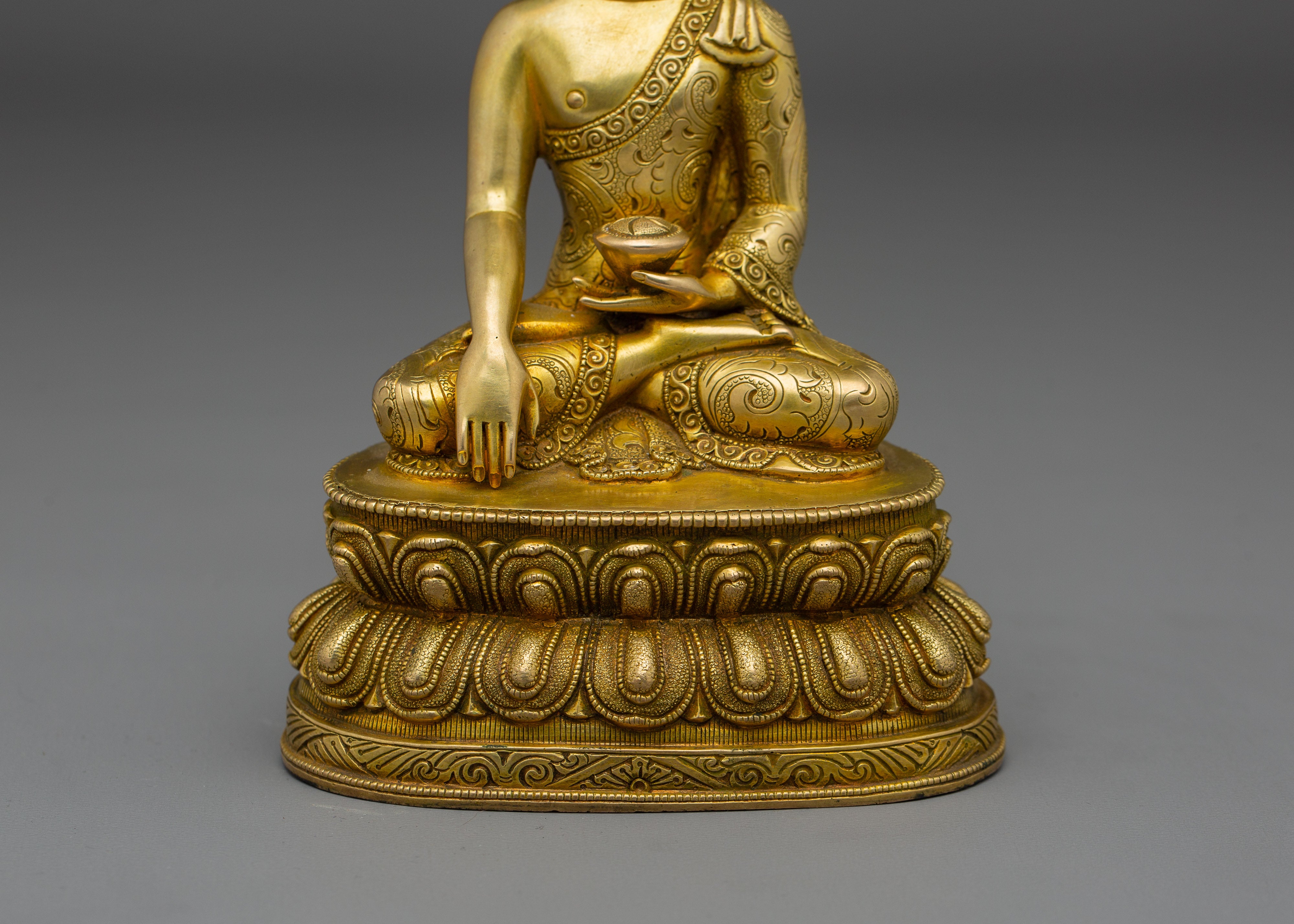 Historical Deity Shakyamuni Buddha Art | Nepalese Buddhist Craft