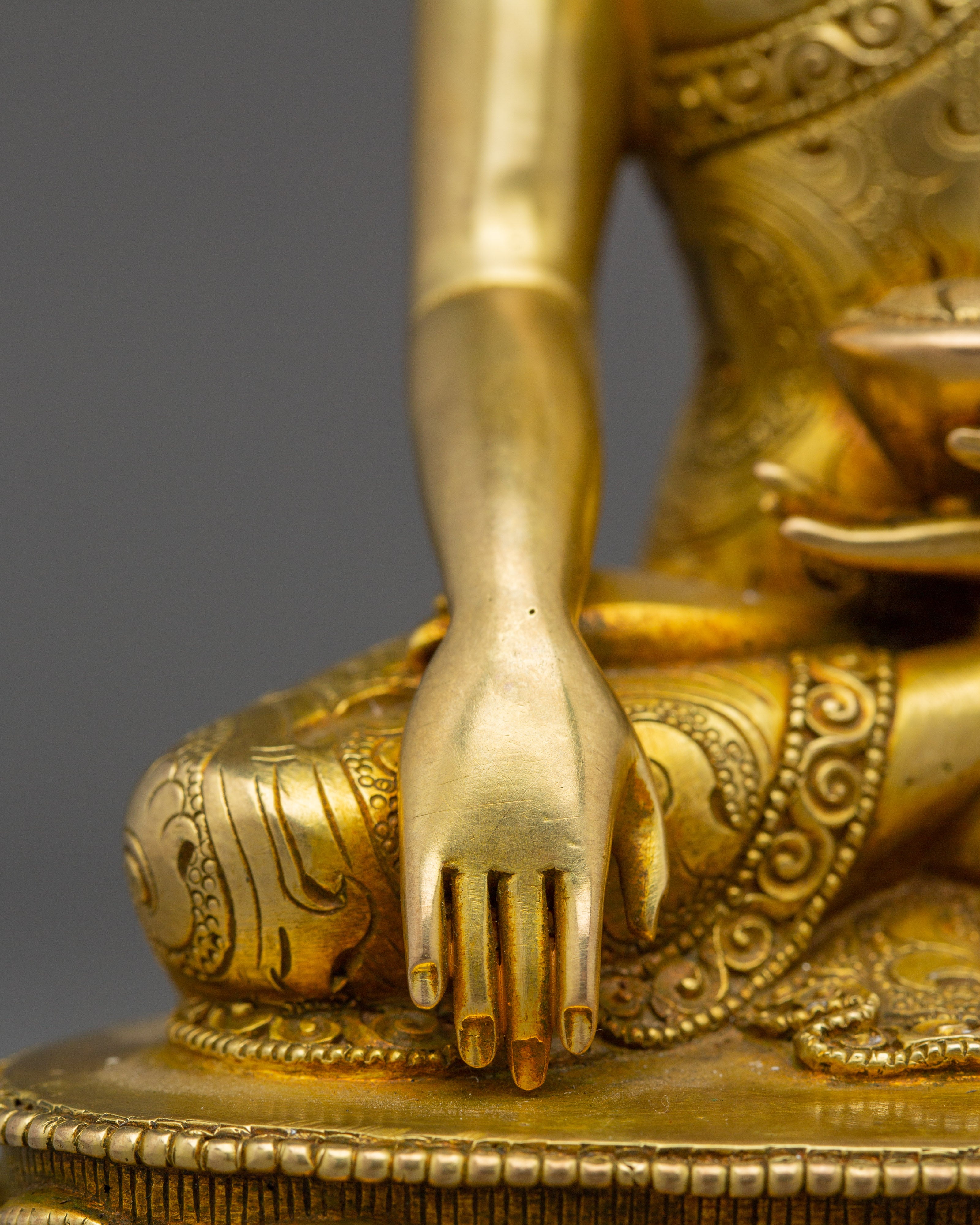 Historical Deity Shakyamuni Buddha Art | Nepalese Buddhist Craft