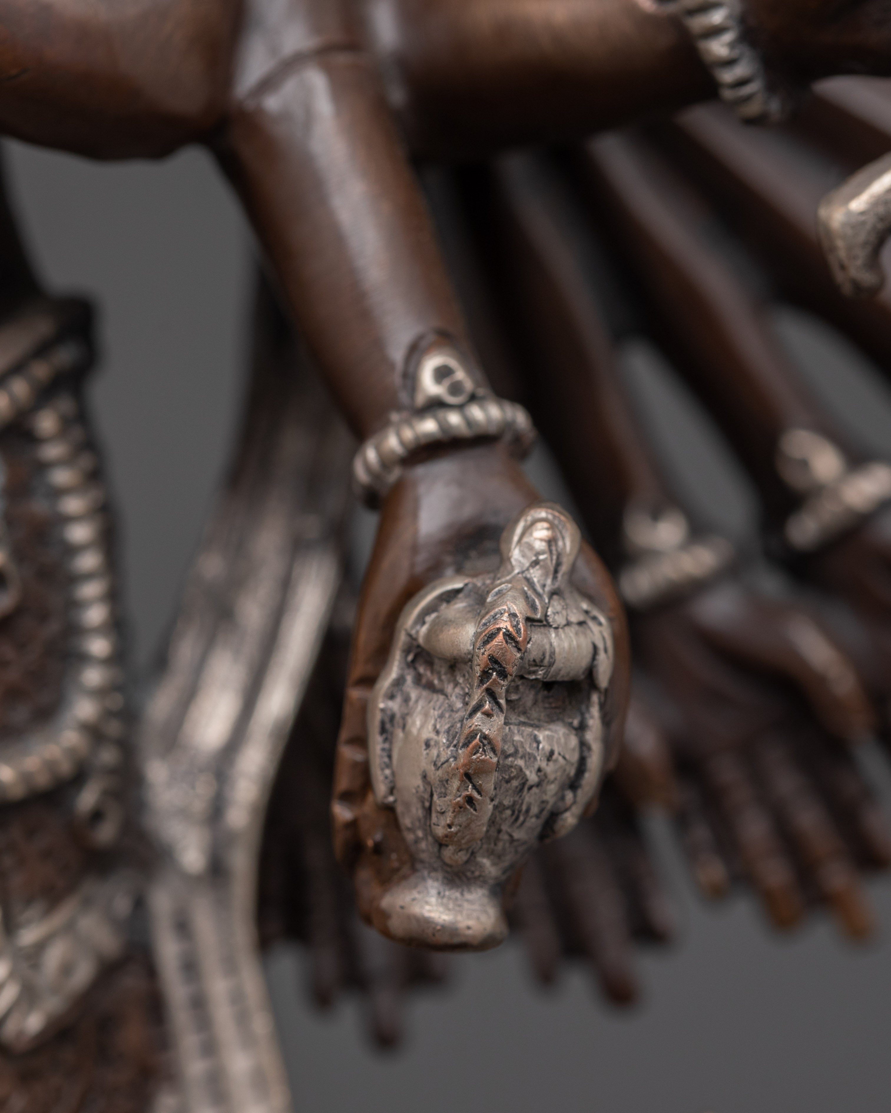 1000 Armed Chenrezig Oxidized Statue | The Bodhisattva of Infinite Compassion
