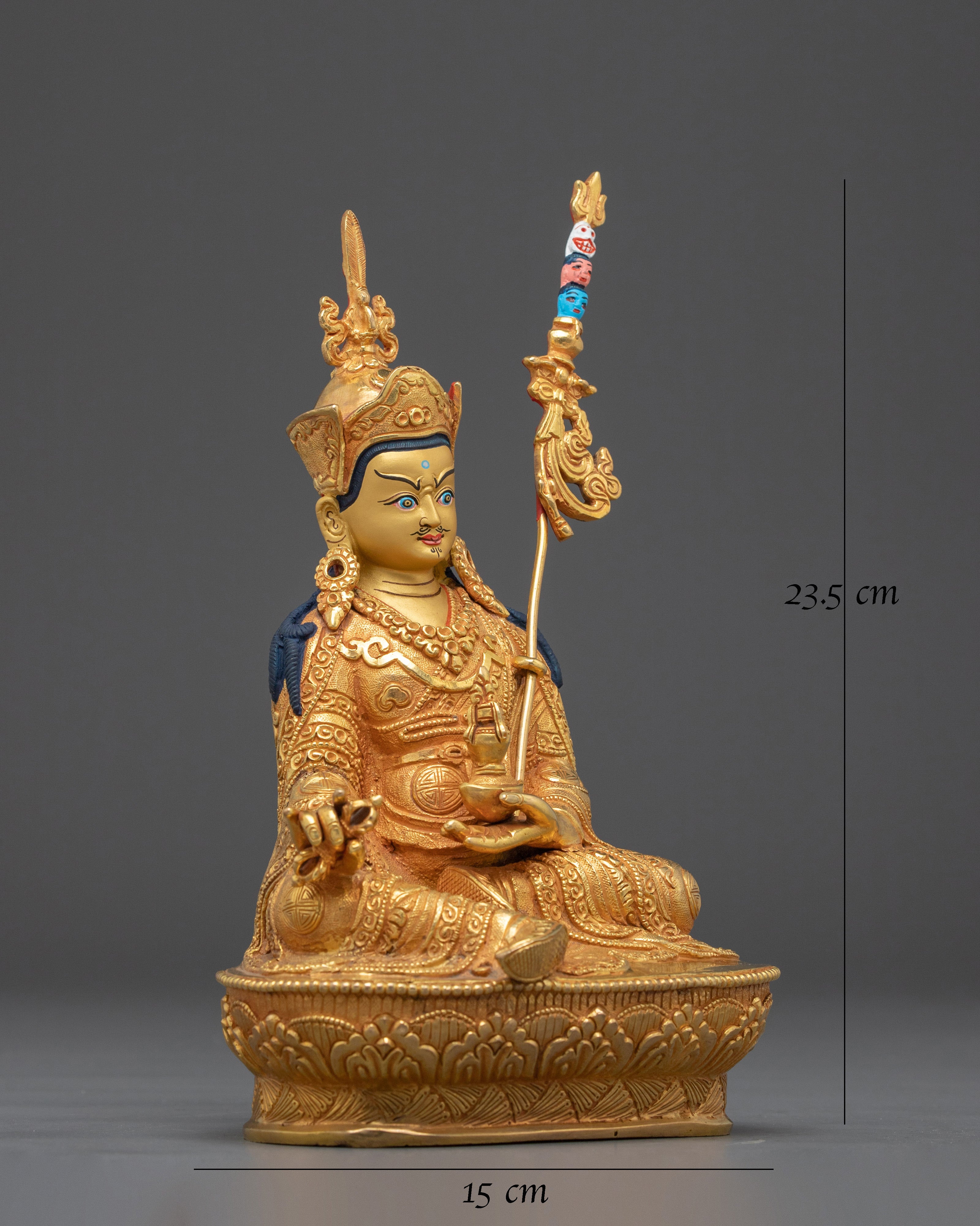 Guru Rinpoche Padmasambhava Copper Figurine