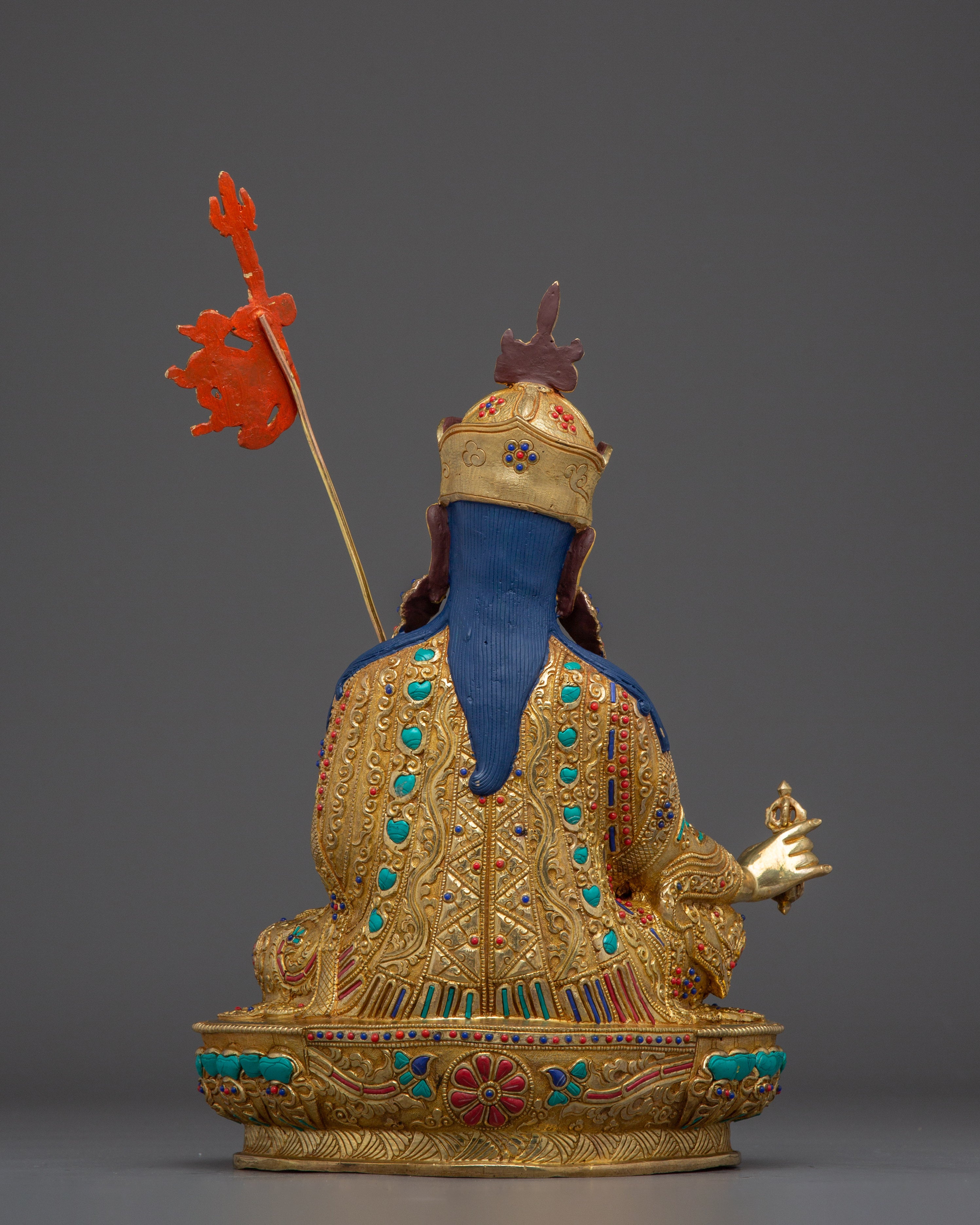 Meditation Idol Guru Rinpoche Art | Handmade Nepali Statue