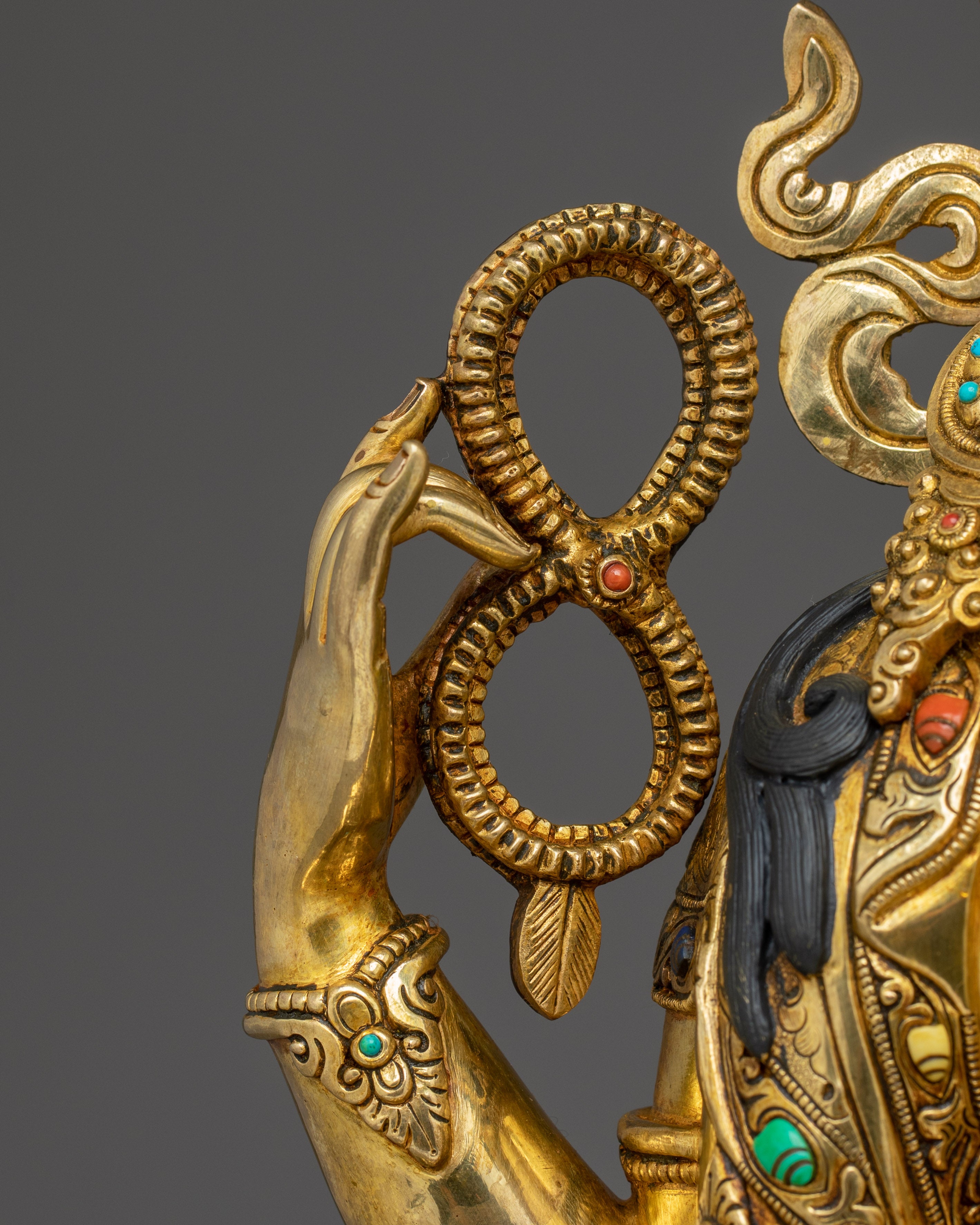 Gold Gilded Bodhisattva Set | Handcrafted Nepali Statues