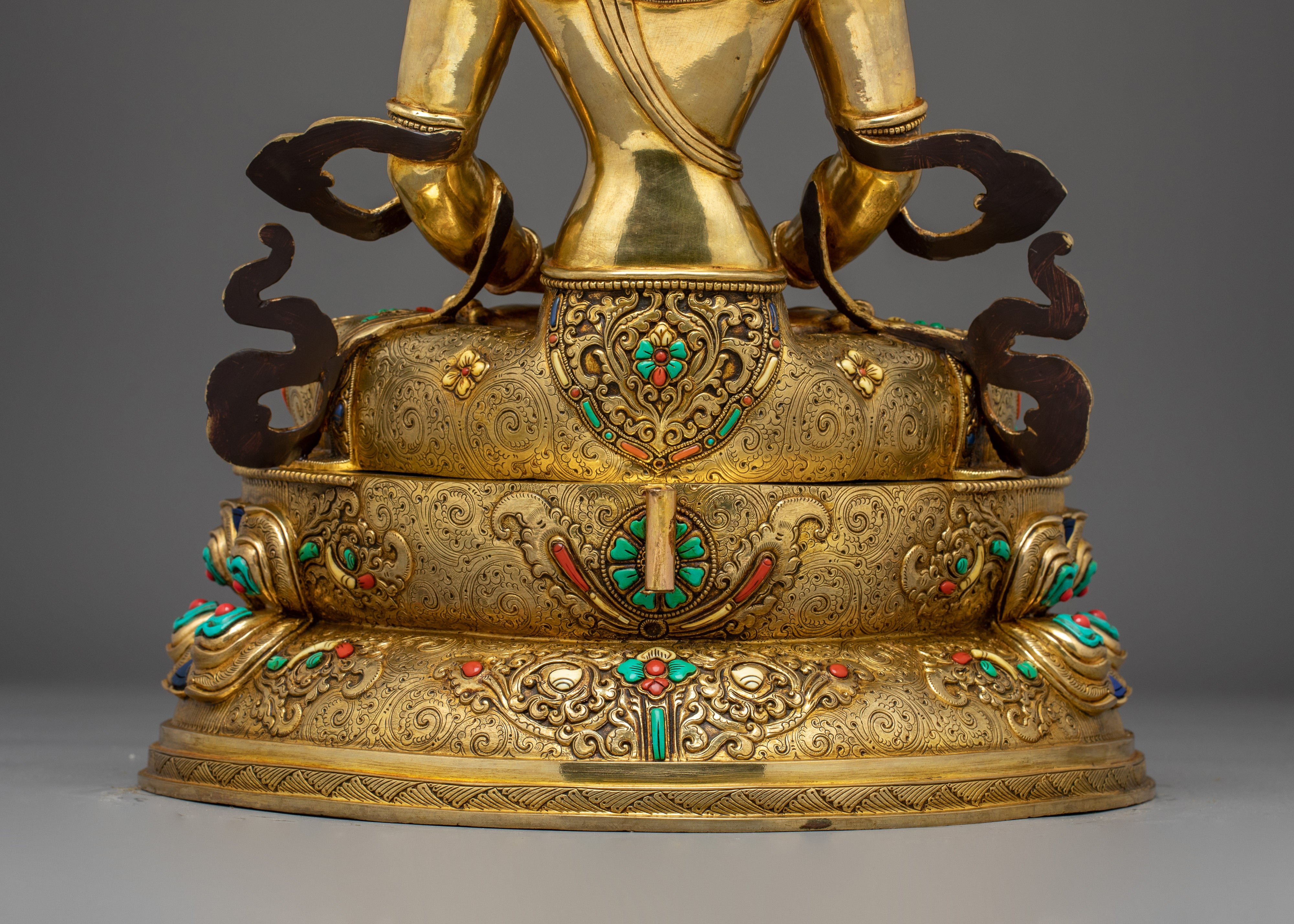 Sacred Buddhist Artwork of Golden Amitayus | Life-Extending Buddha