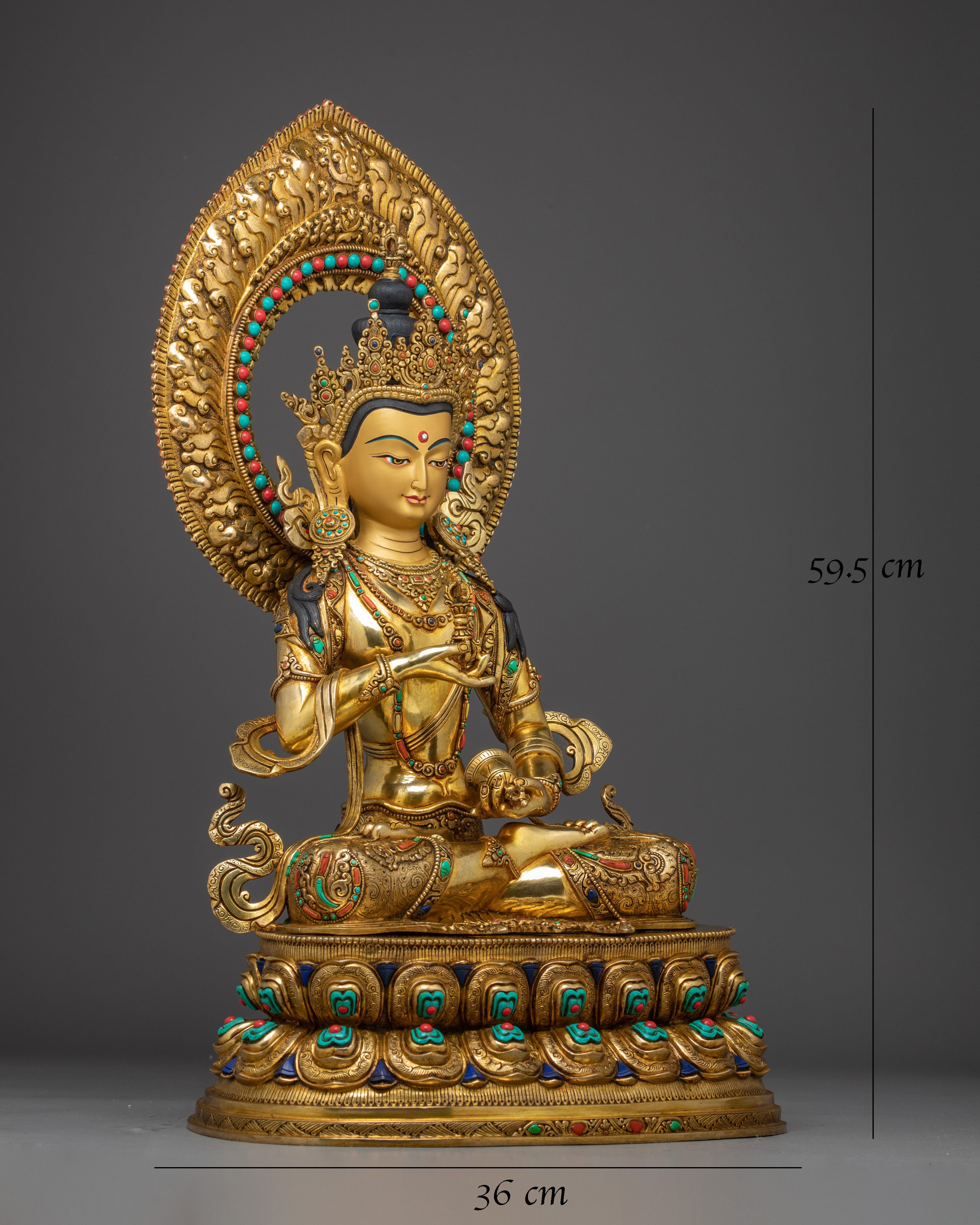 Vajrasattva Gold and Copper Art