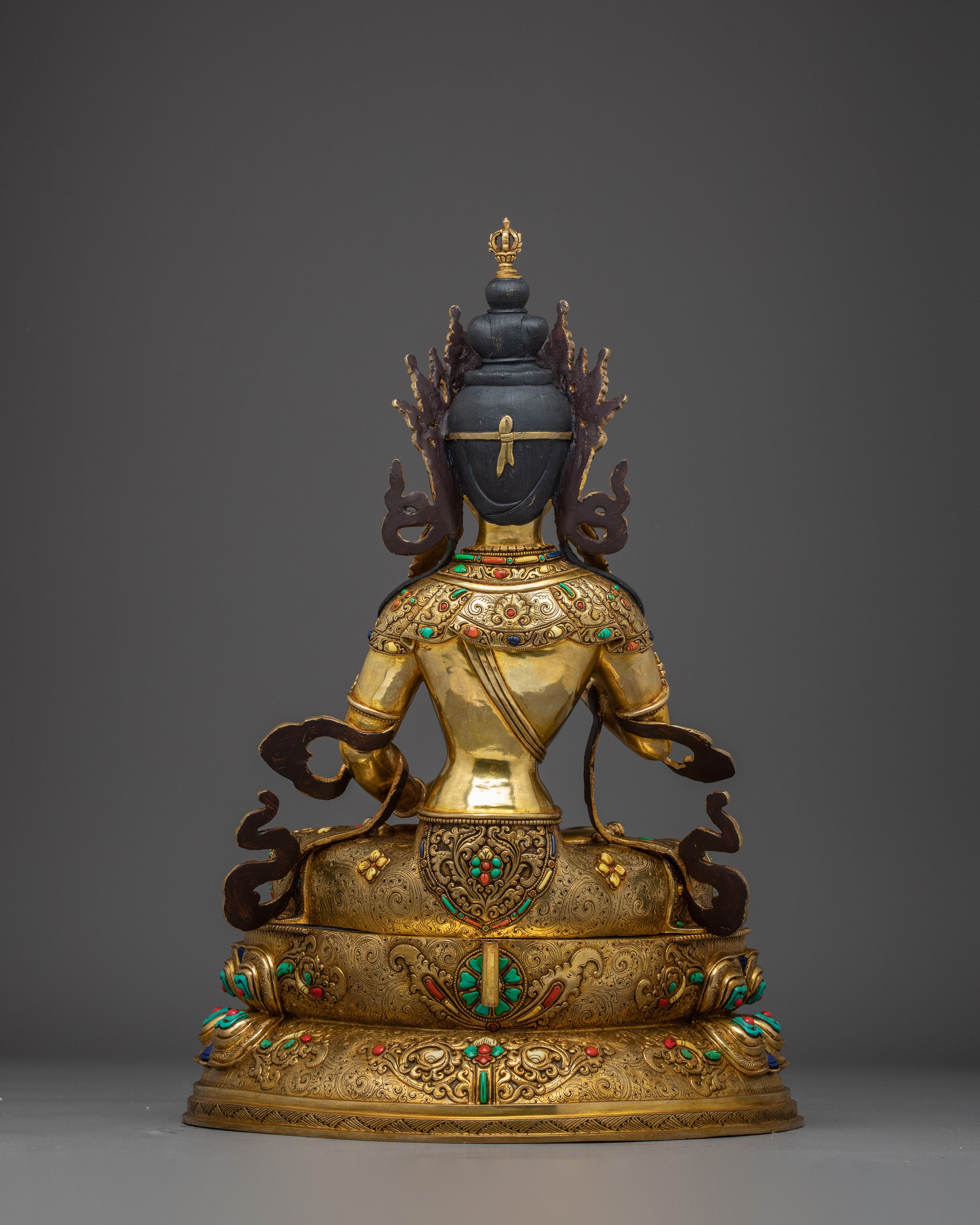 Vajrasattva Gold and Copper Art | Symbol of Cleansing & Spiritual Enlightenment