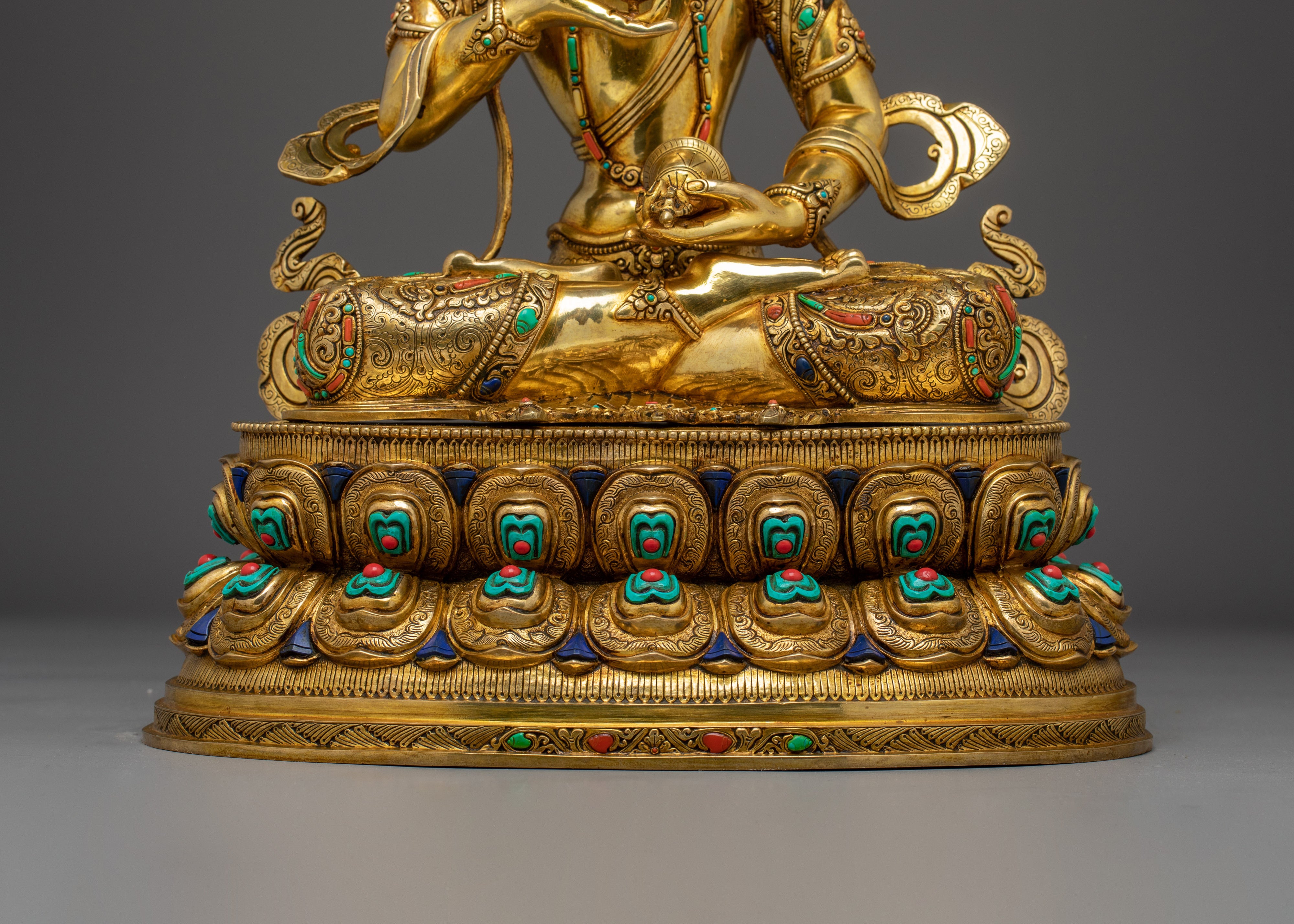 Vajrasattva Gold and Copper Art | Symbol of Cleansing & Spiritual Enlightenment