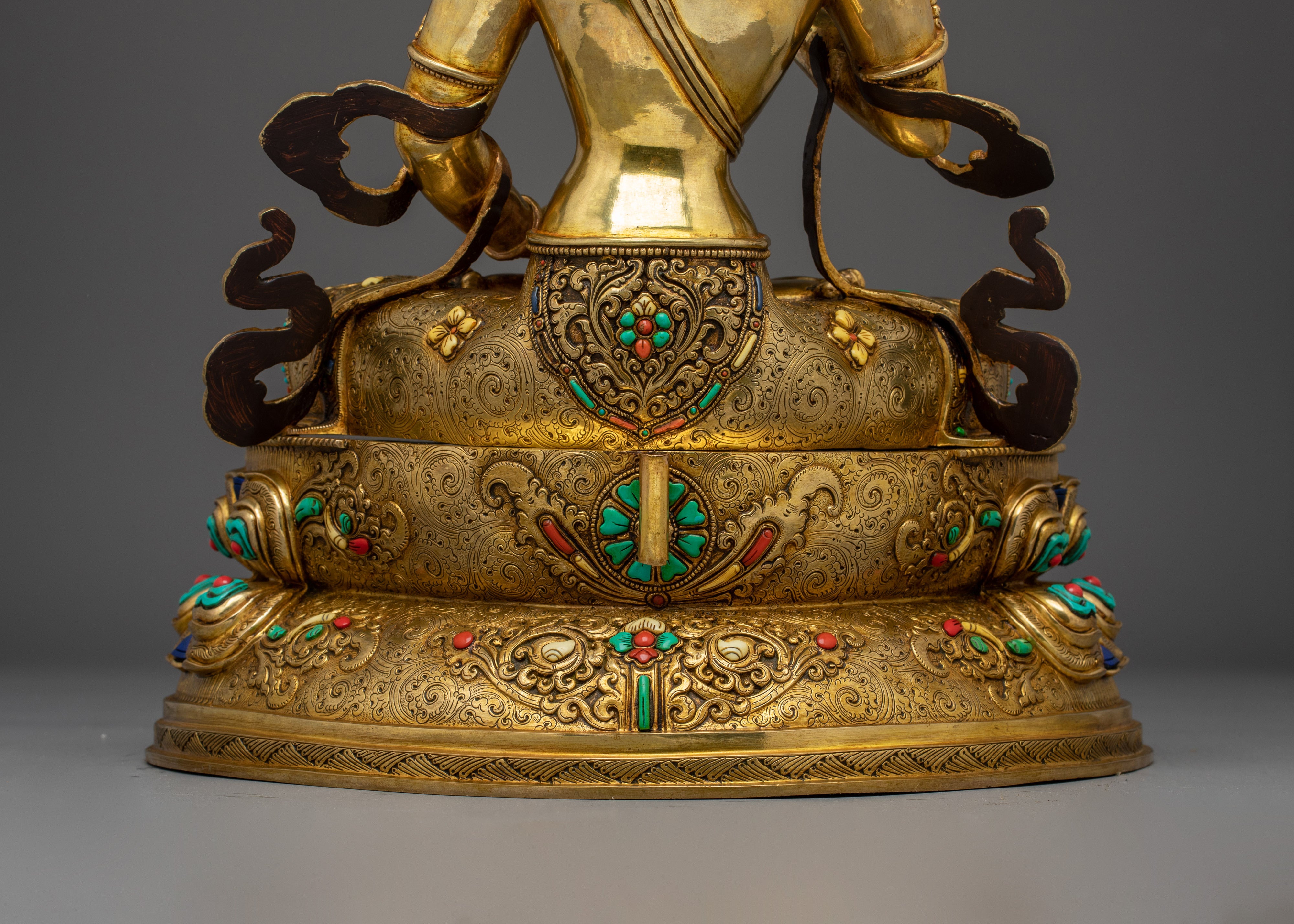 Vajrasattva Gold and Copper Art | Symbol of Cleansing & Spiritual Enlightenment
