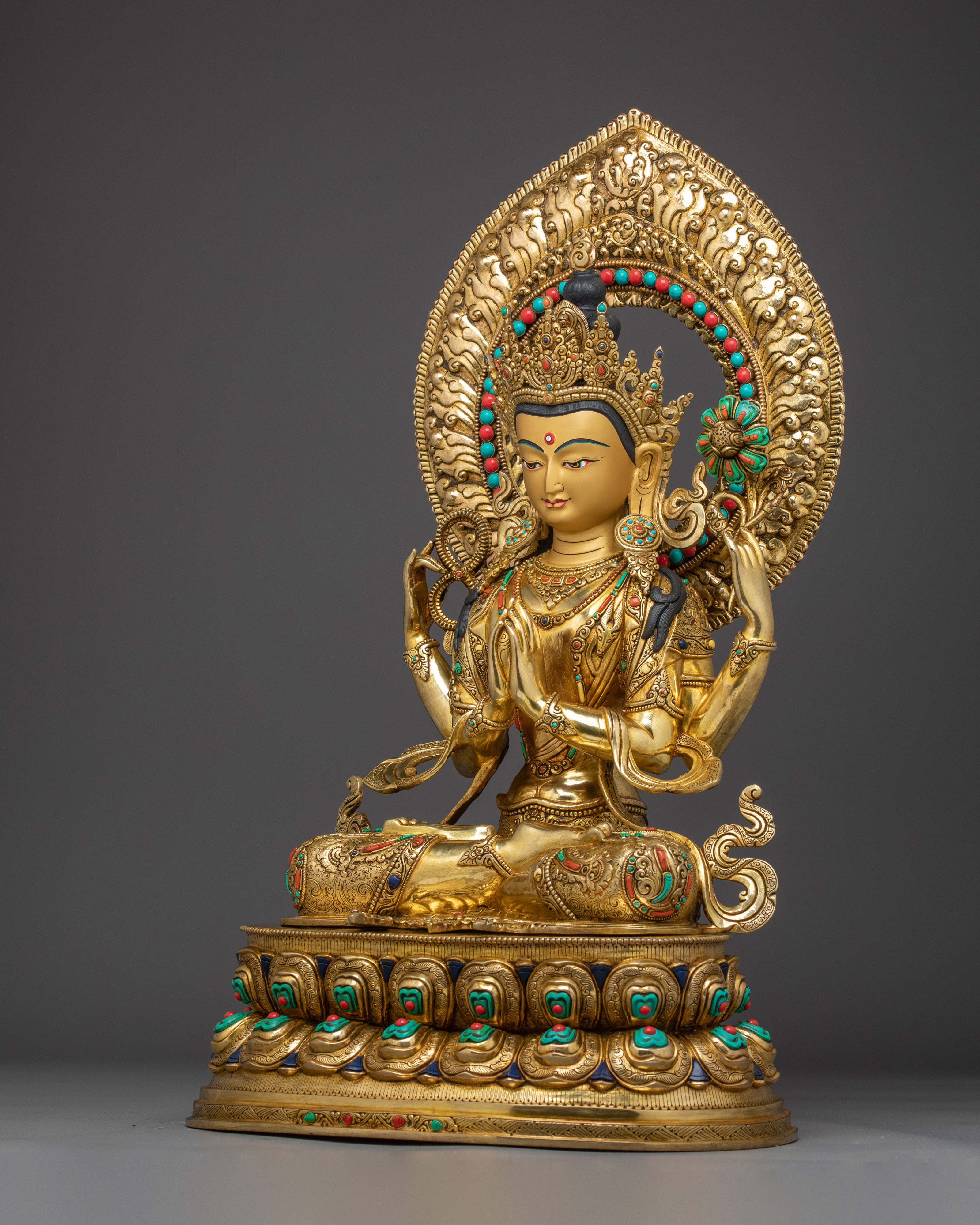 Buddhist Artwork of Chenrezig | Bodhisattva of Compassion