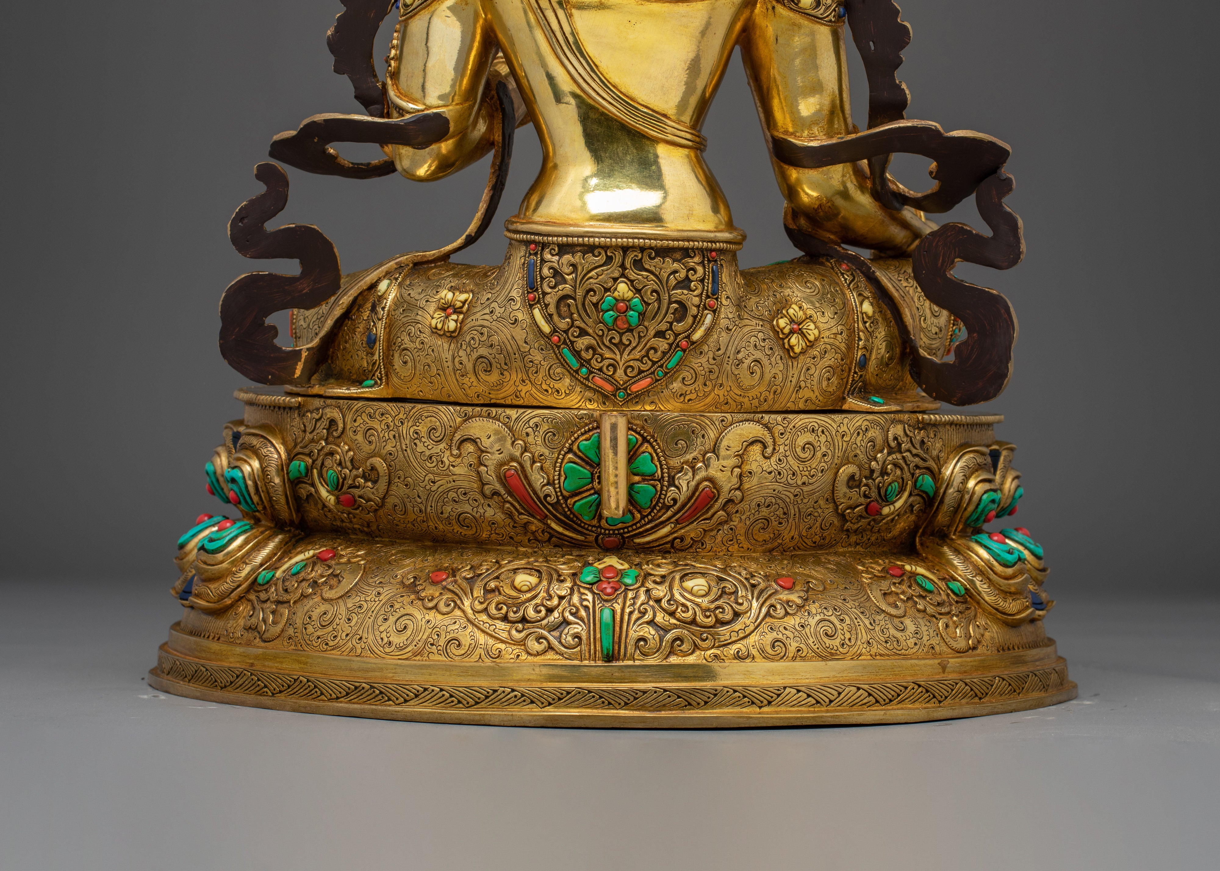 Green Tara Art, Tibetan Deity Sculpture | Meditation Decor
