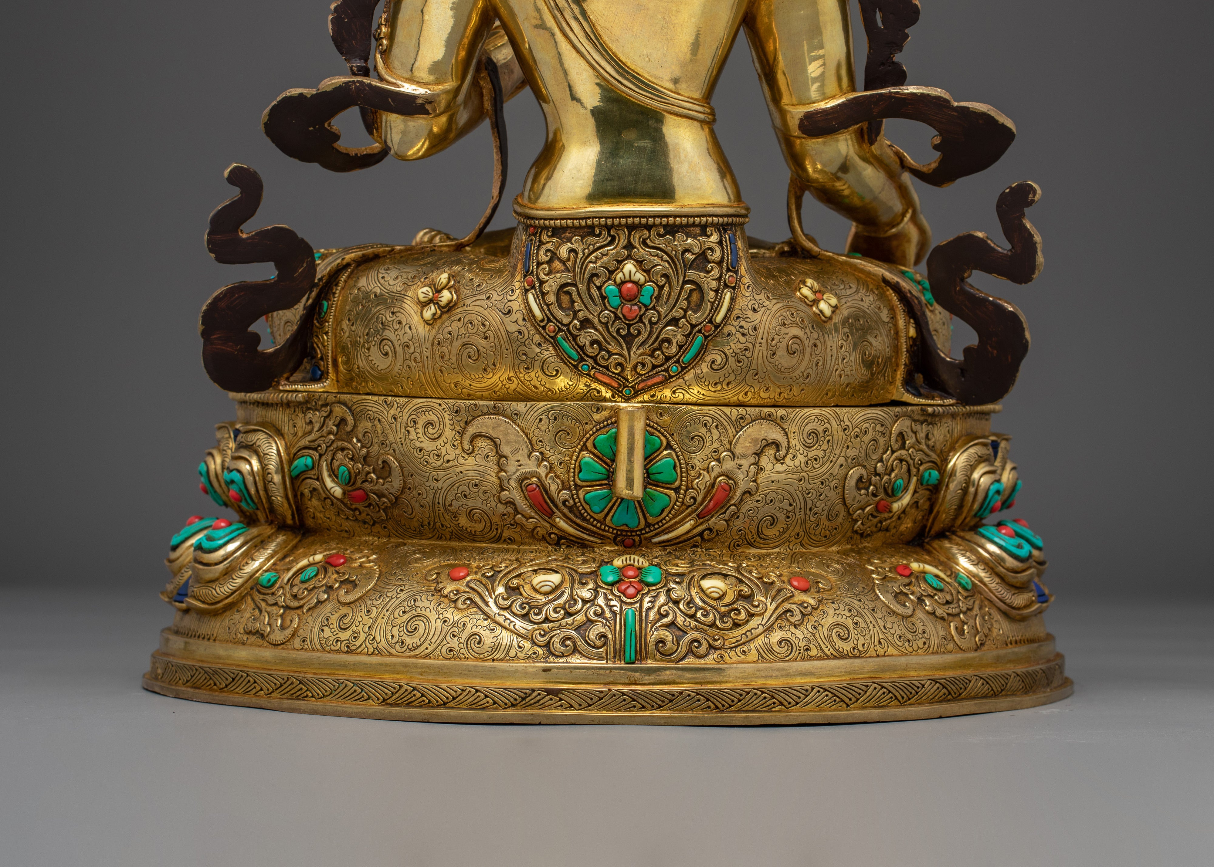 White Tara Buddha with 24K Gold Gilded | Spiritual Meditation & Altar Decor